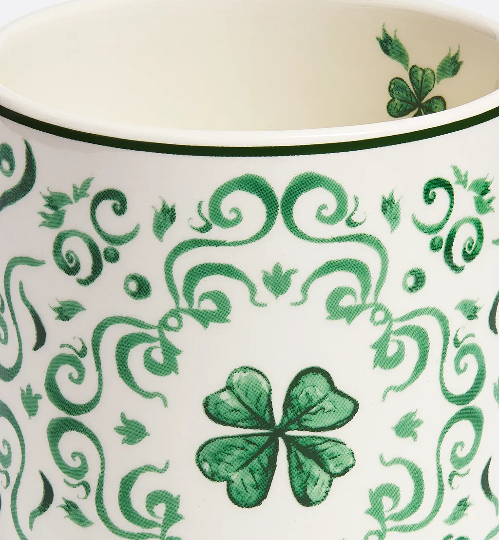 Set Of Two Mugs, Clover And Star