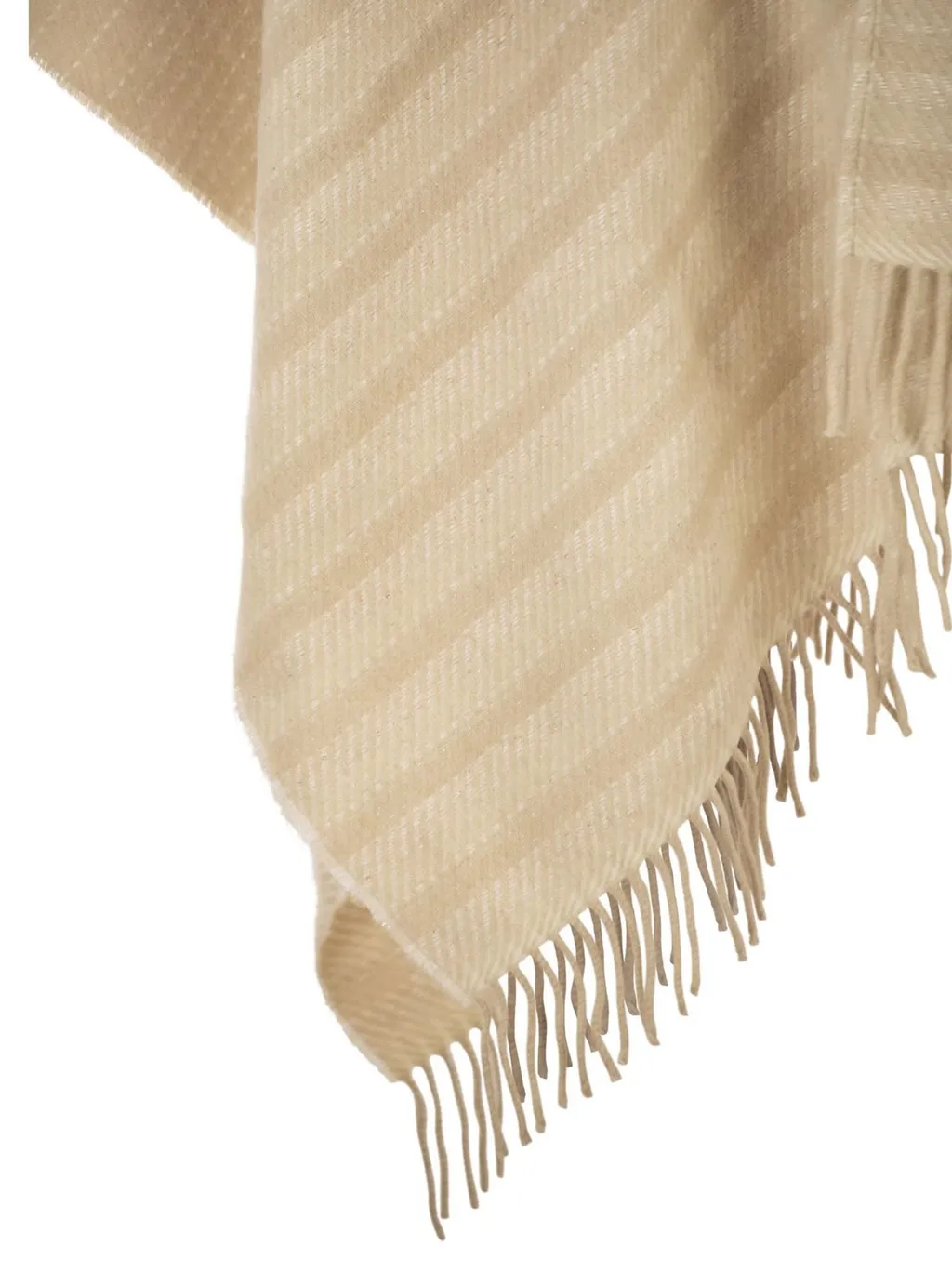 Peserico Lurex Fringed Cape