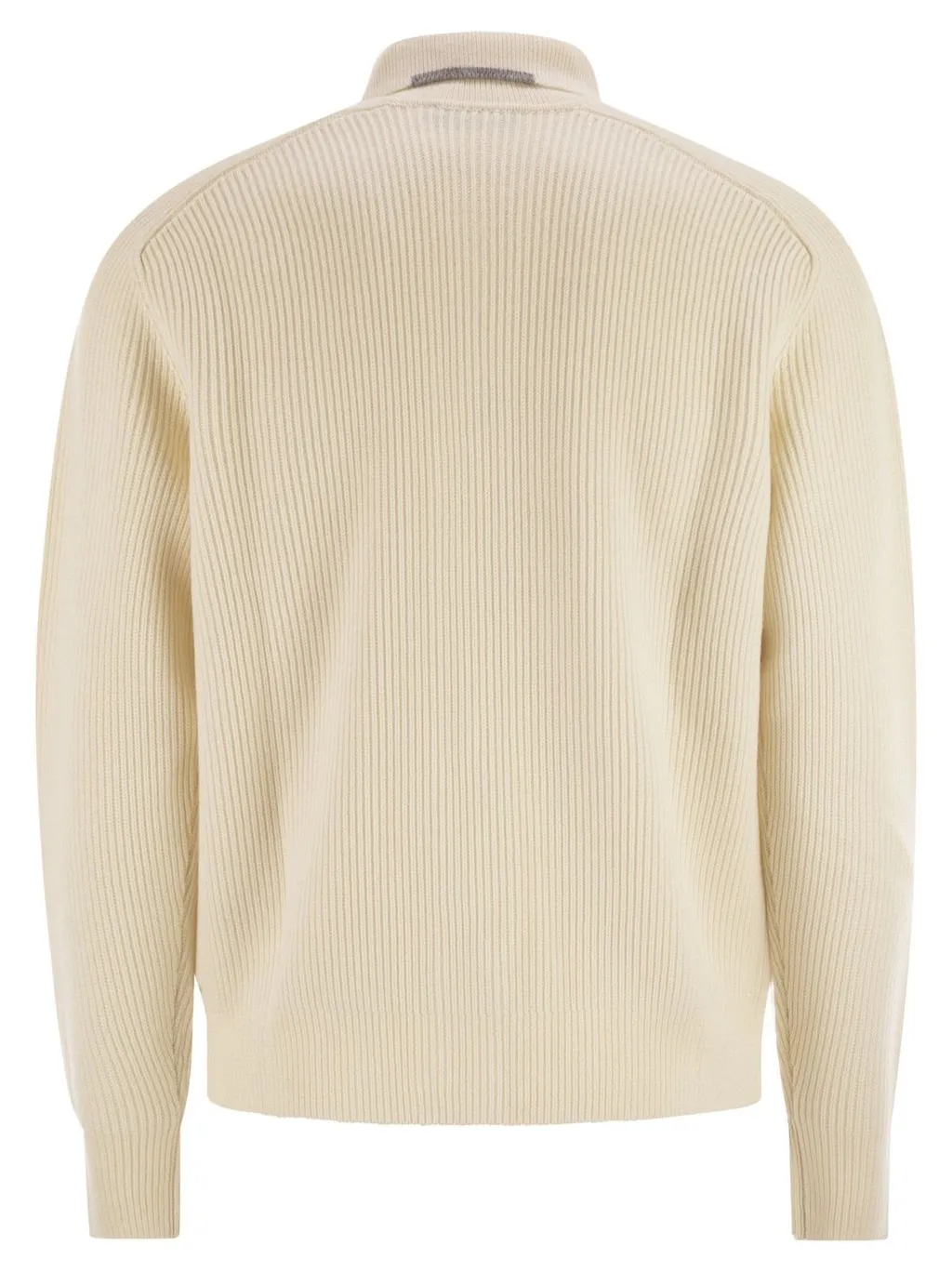 Peserico Ribbed Wool Cardigan