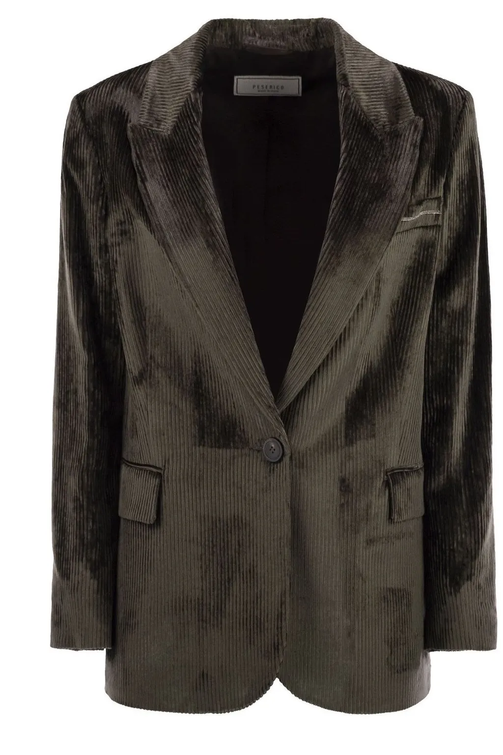 Peserico Velvet Striped Blazer