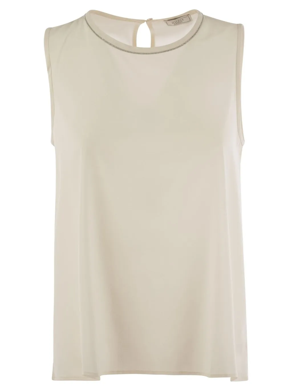 Peserico Stretch Silk Crepe Top