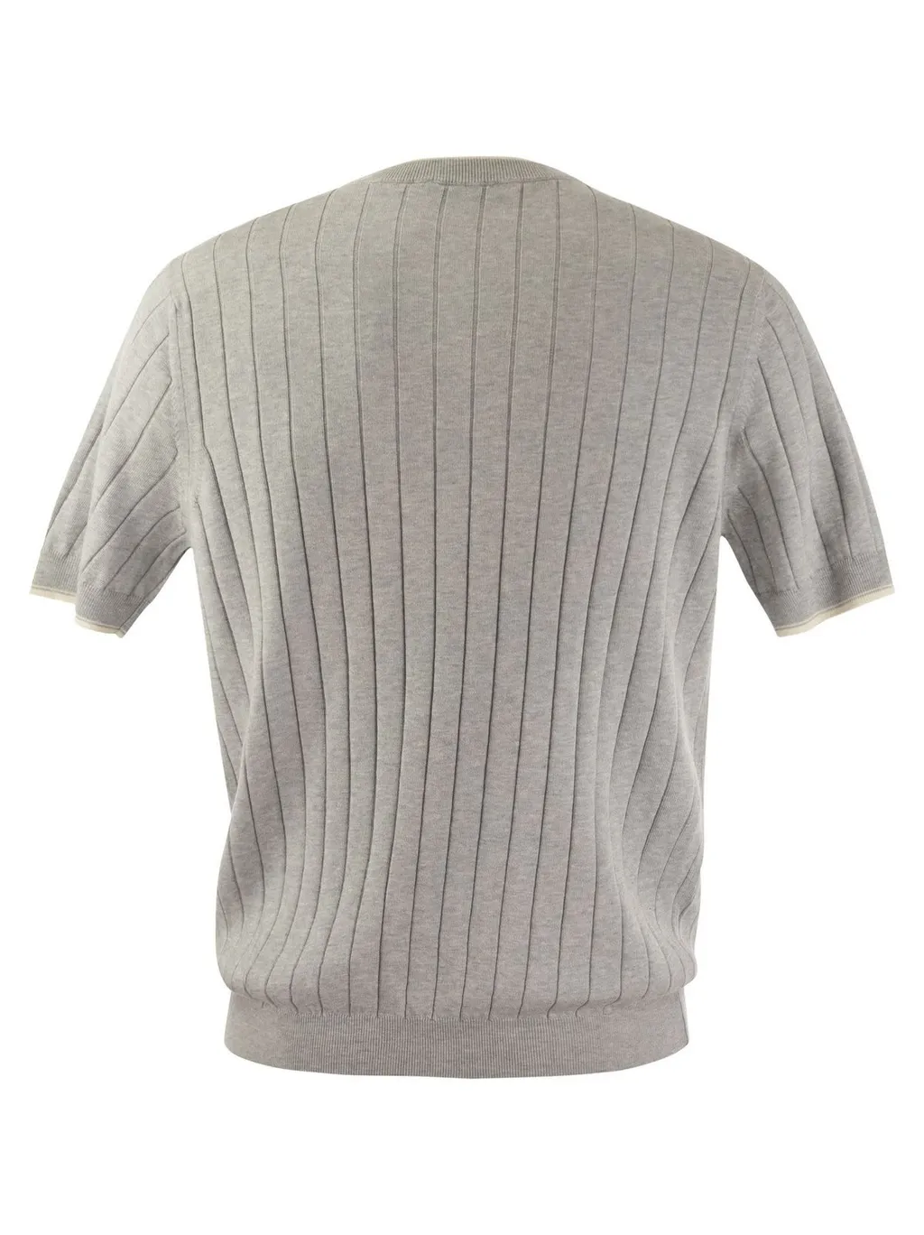 Peserico Ribbed Knit T-Shirt