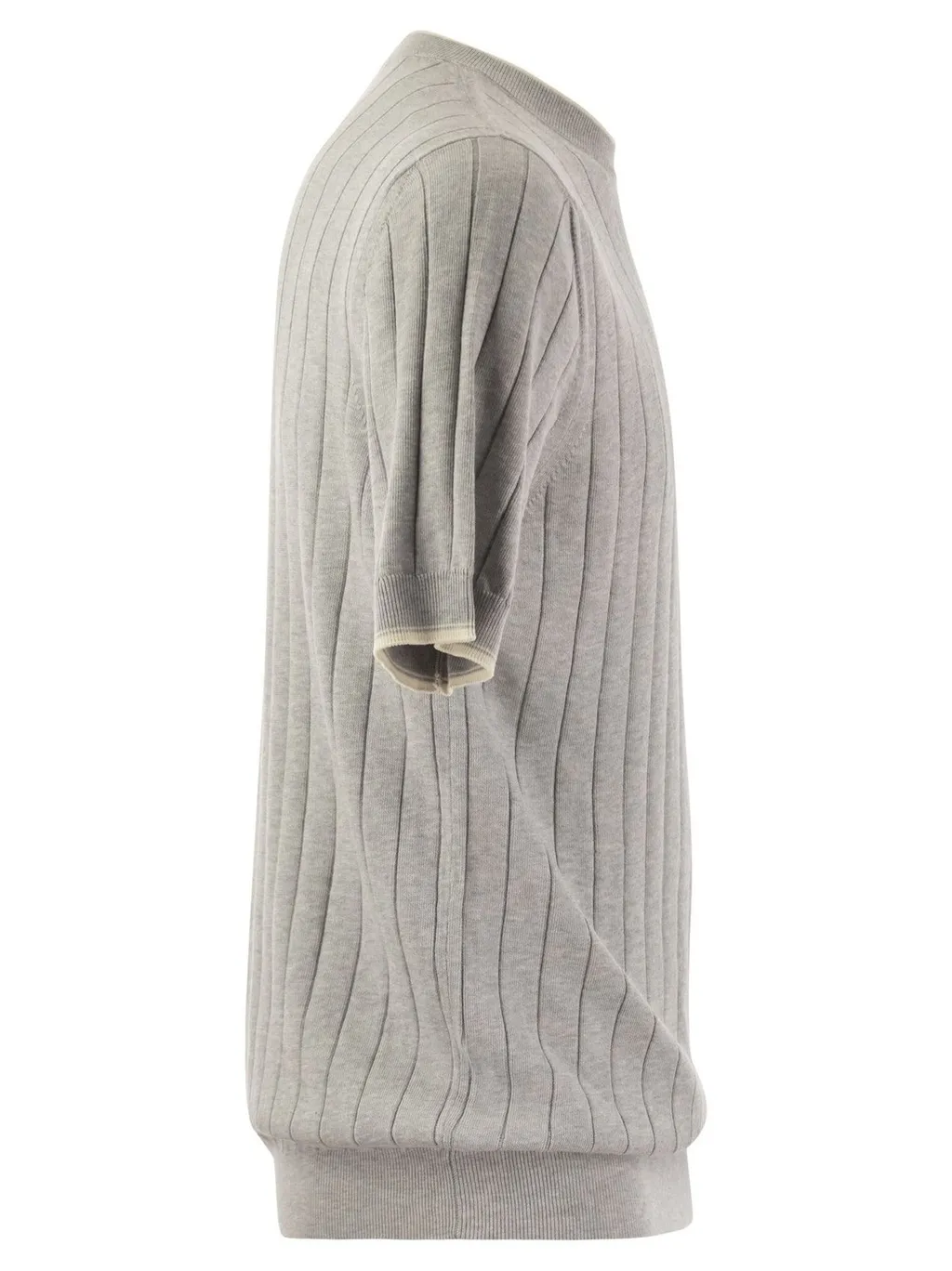 Peserico Ribbed Knit T-Shirt