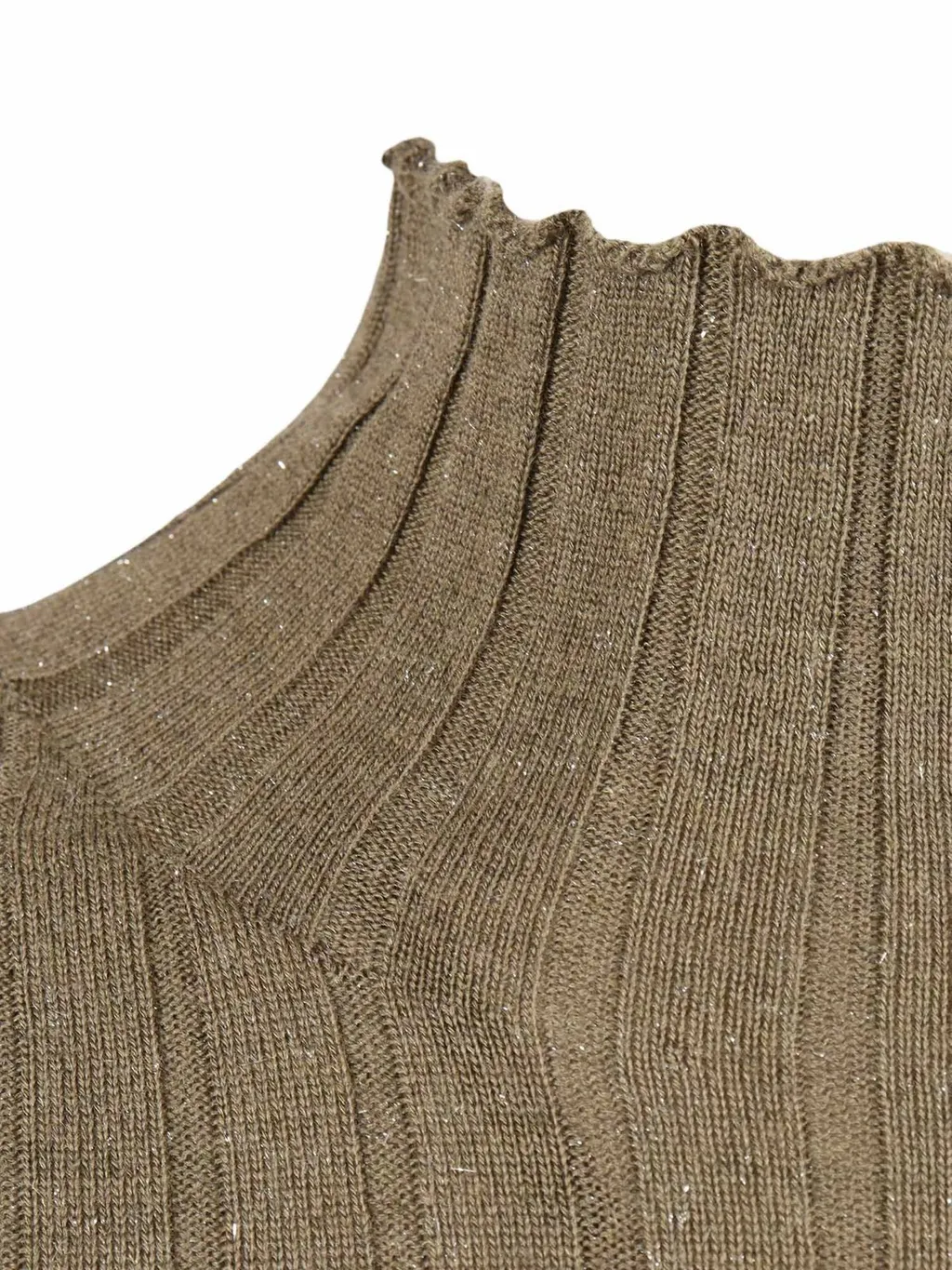 Peserico Glitter-Detaill Ribbed Jumper