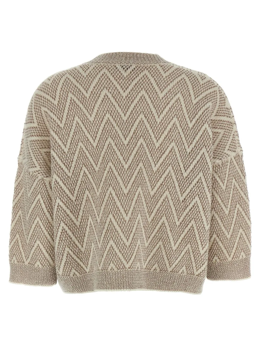 Peserico Zigzag Crop Knitwear