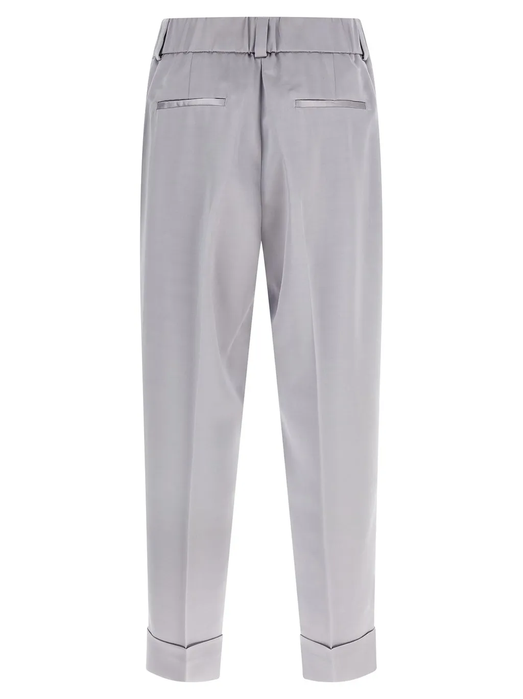 Peserico Pleated Satin Pants