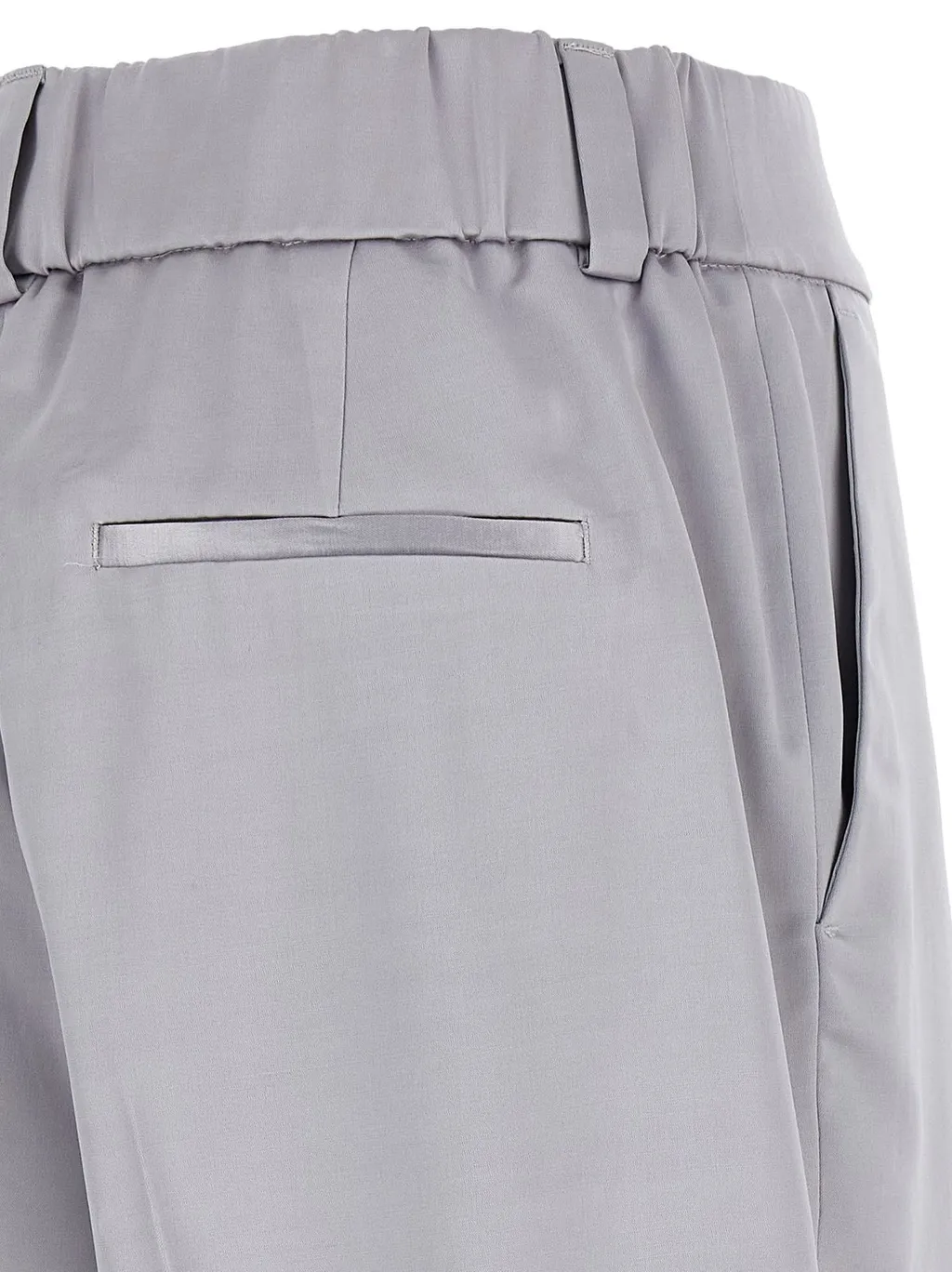 Peserico Pleated Satin Pants