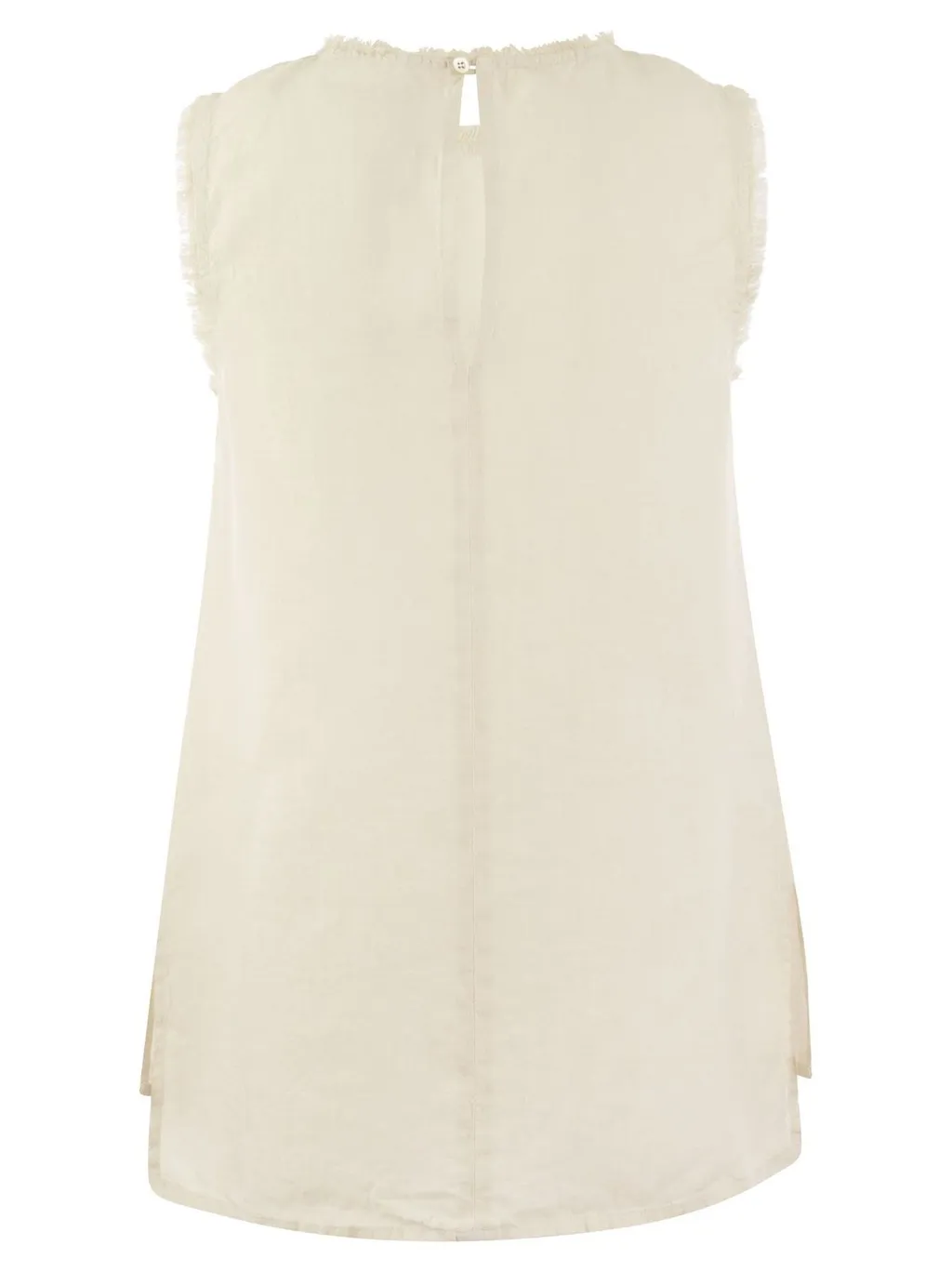 Peserico Fringed Sleeveless Top