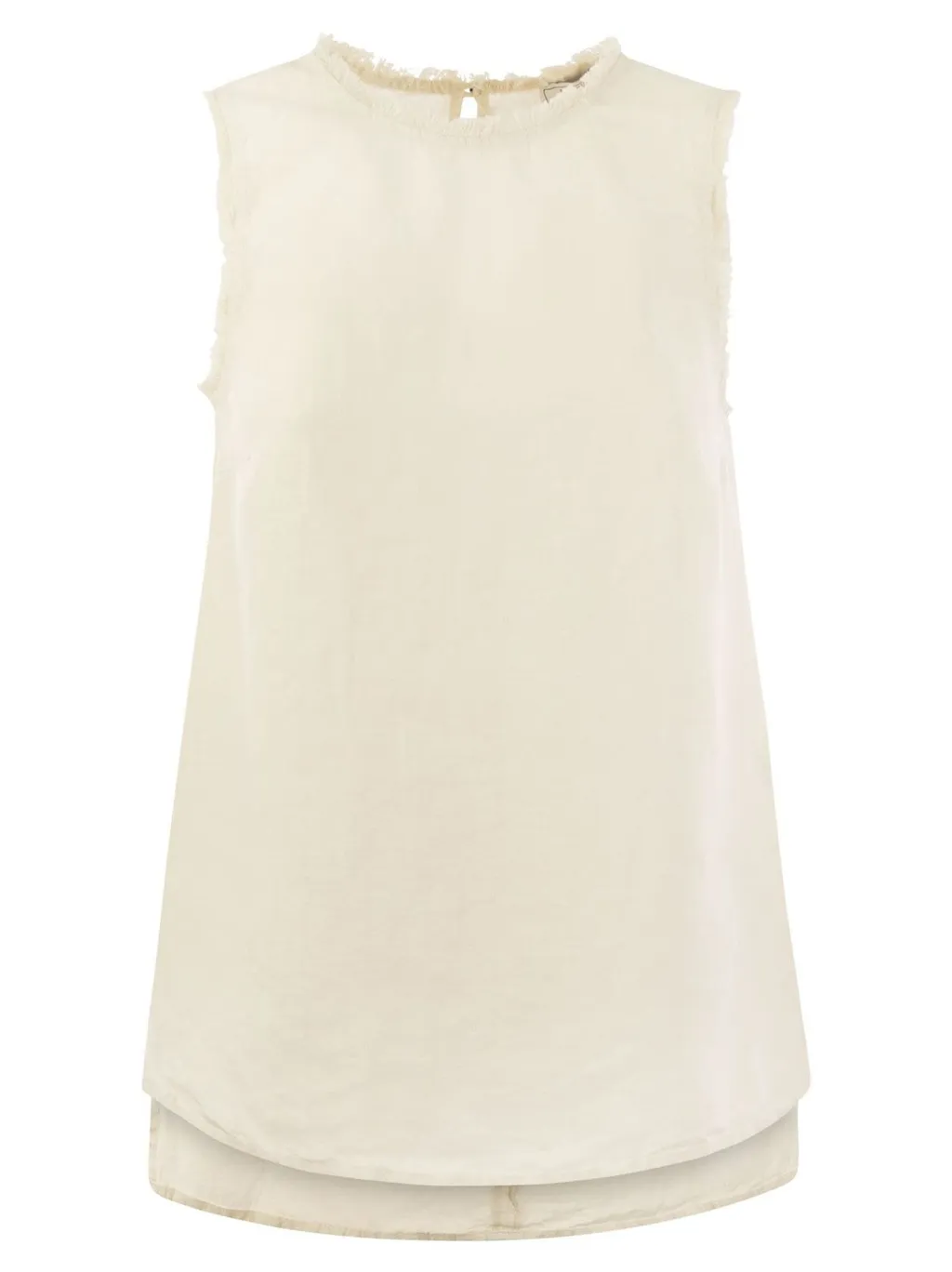 Peserico Fringed Sleeveless Top