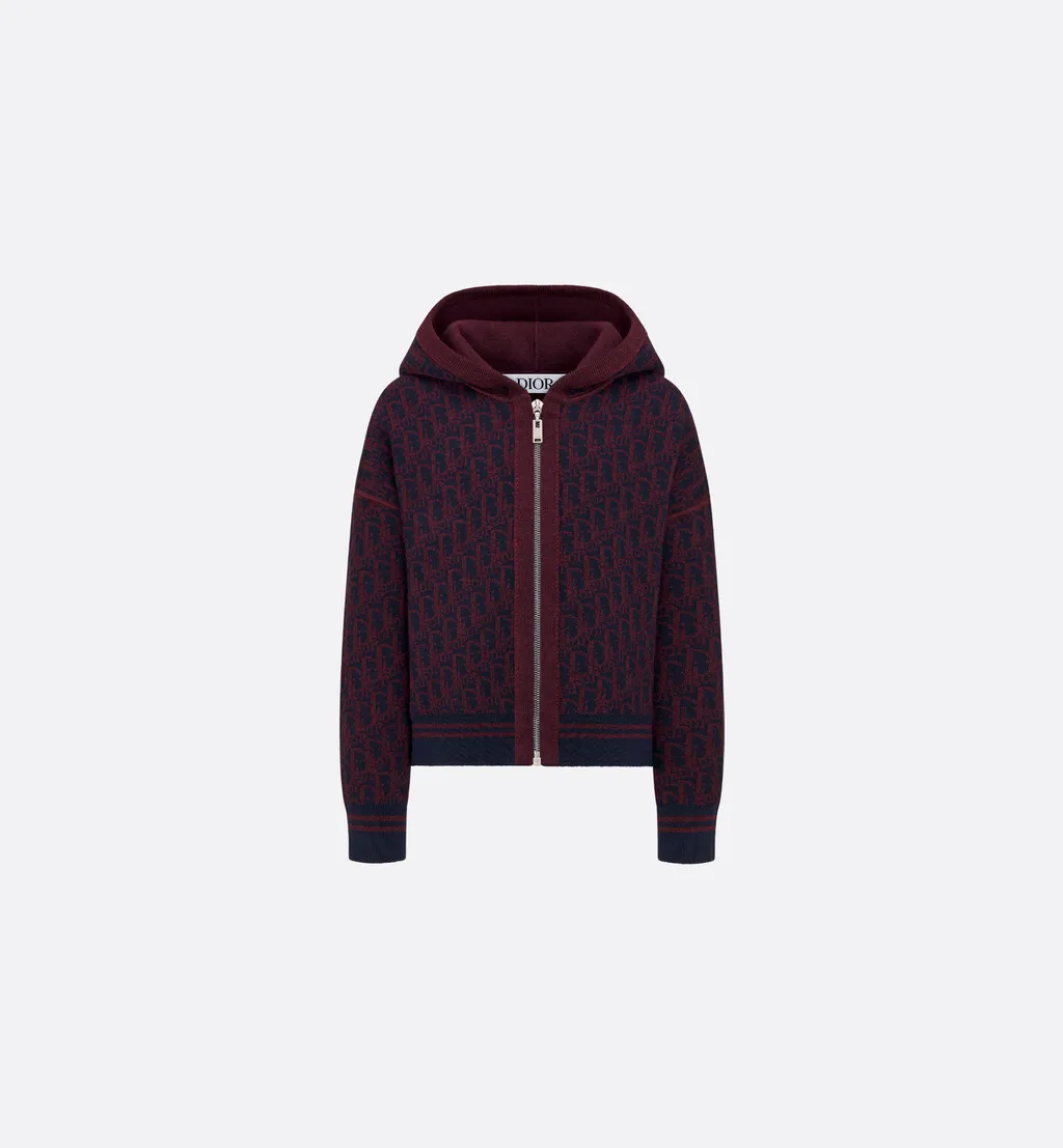 Kids' Reversible Zipped Cardigan With Hood