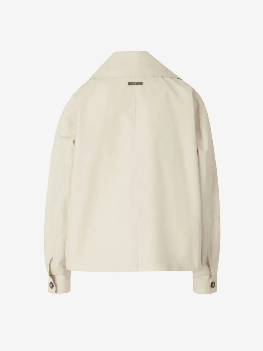 Peserico Double-Breasted Short Trench Coat