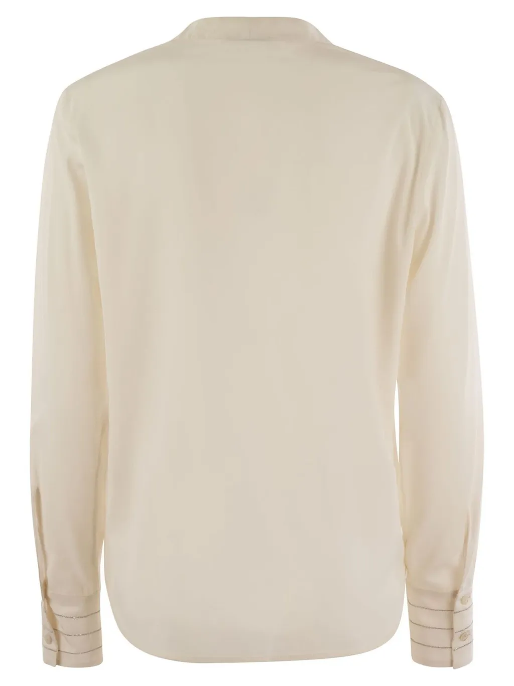 Peserico V-Neck Crepe Shirt