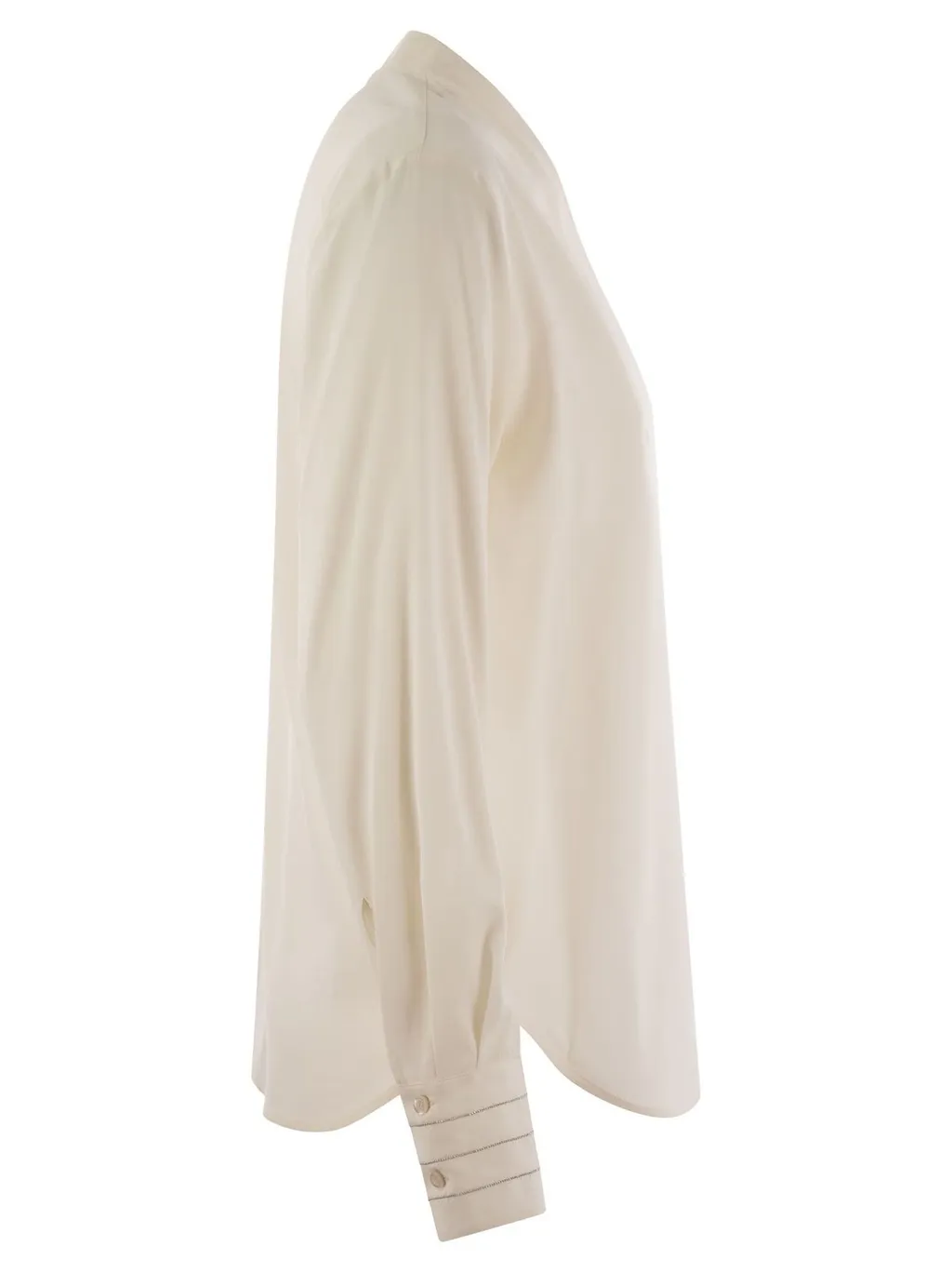 Peserico V-Neck Crepe Shirt