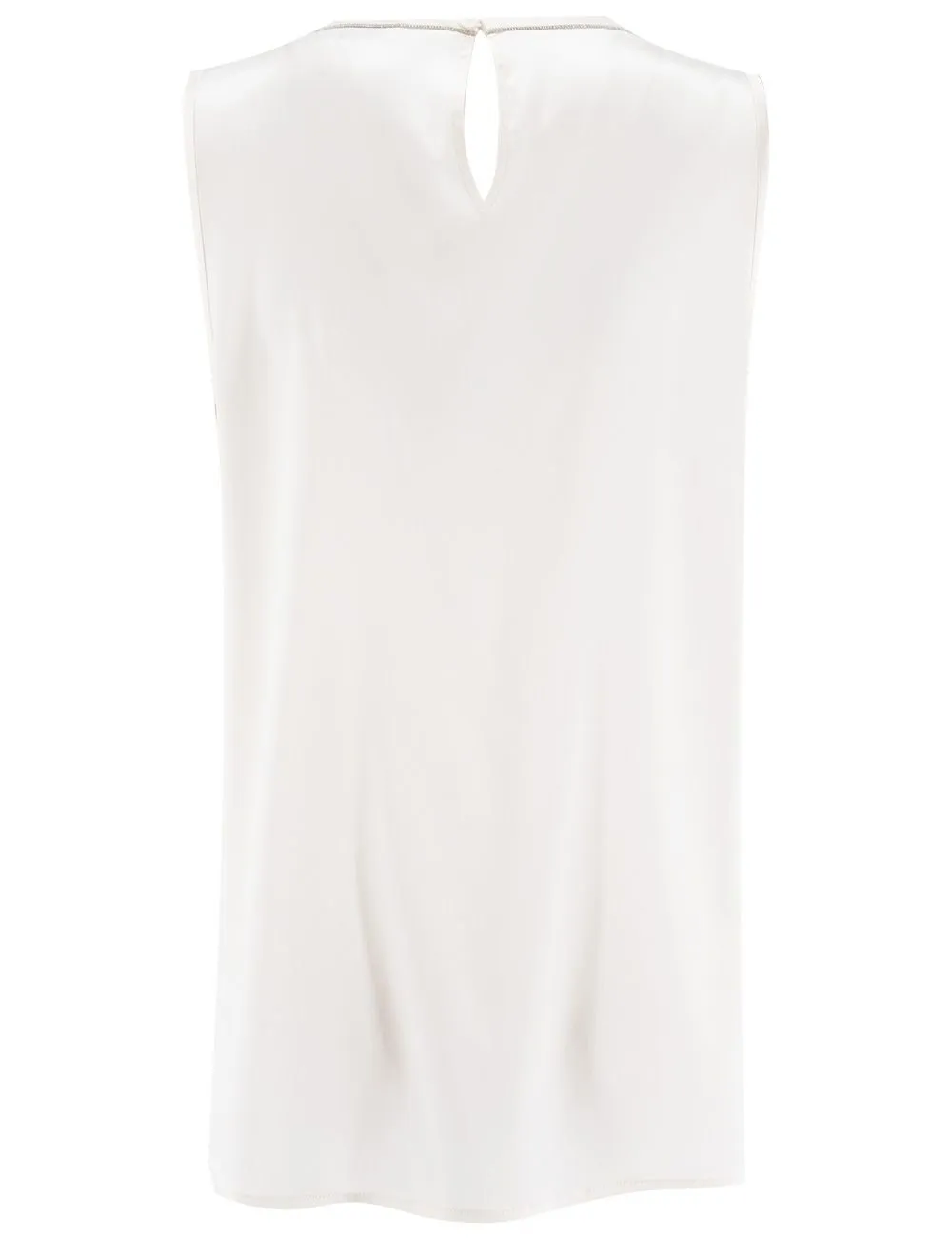 Peserico Punto Luce-Chain Sleeveless Top