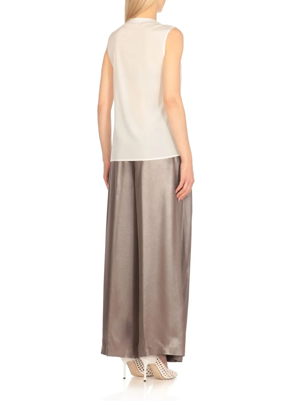 Peserico Sleeveless V-Neck Top