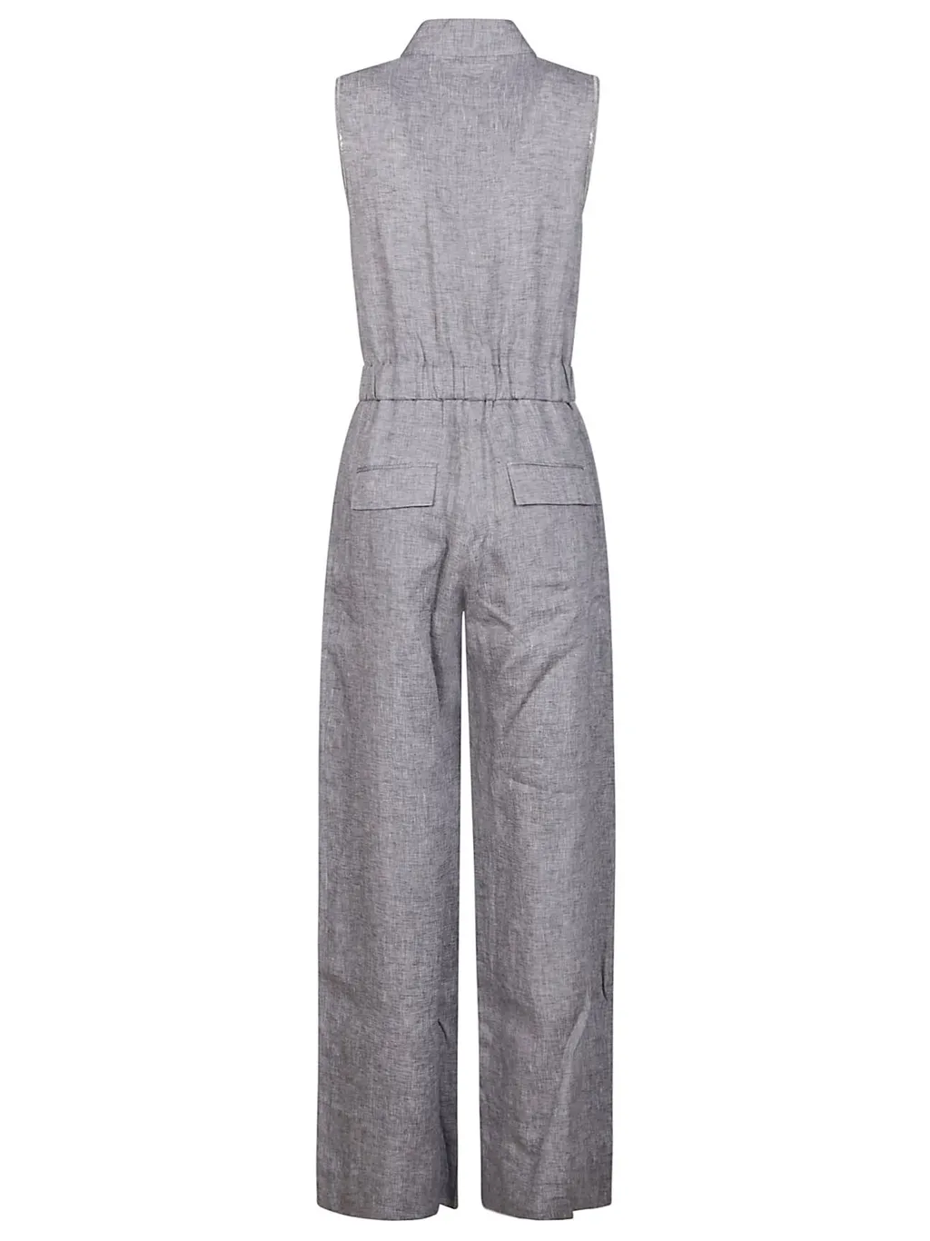 Peserico Belted Wide Leg Jumpsuit