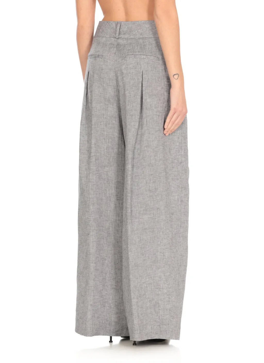 Peserico Wide Leg Pleated Pants