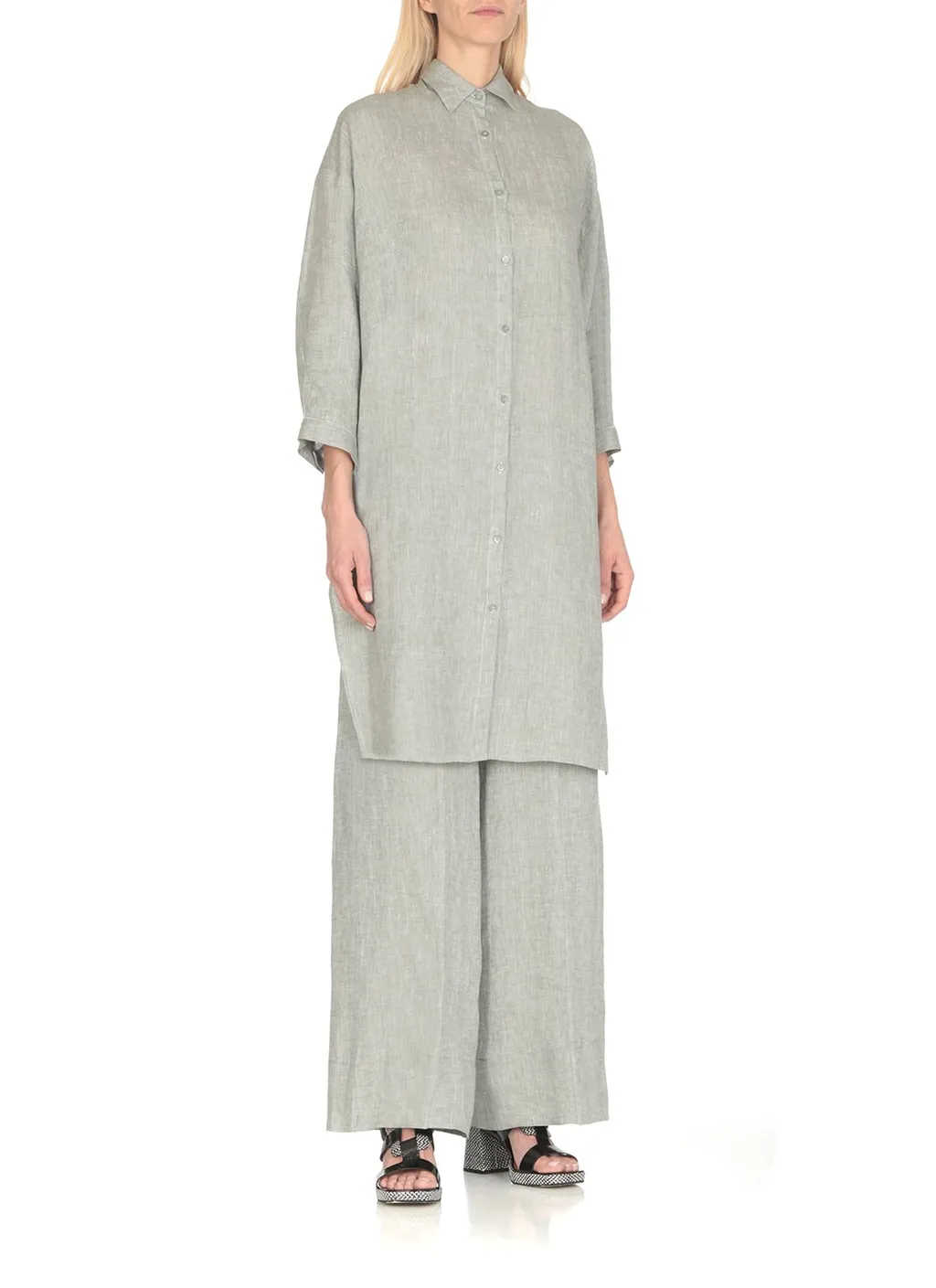 Peserico Bead-Detailed Long Shirt