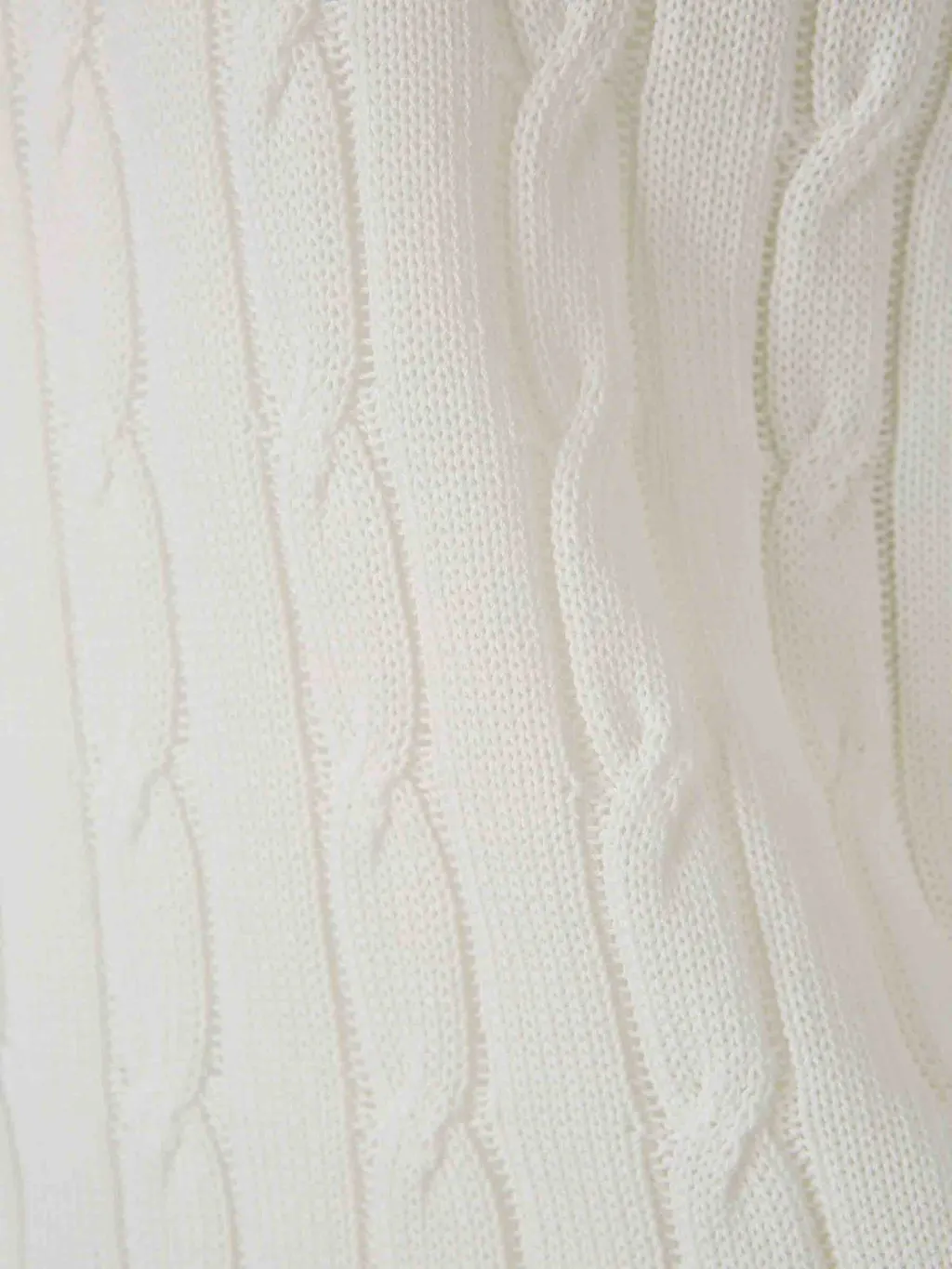 Peserico Contrast Cable Knit Top