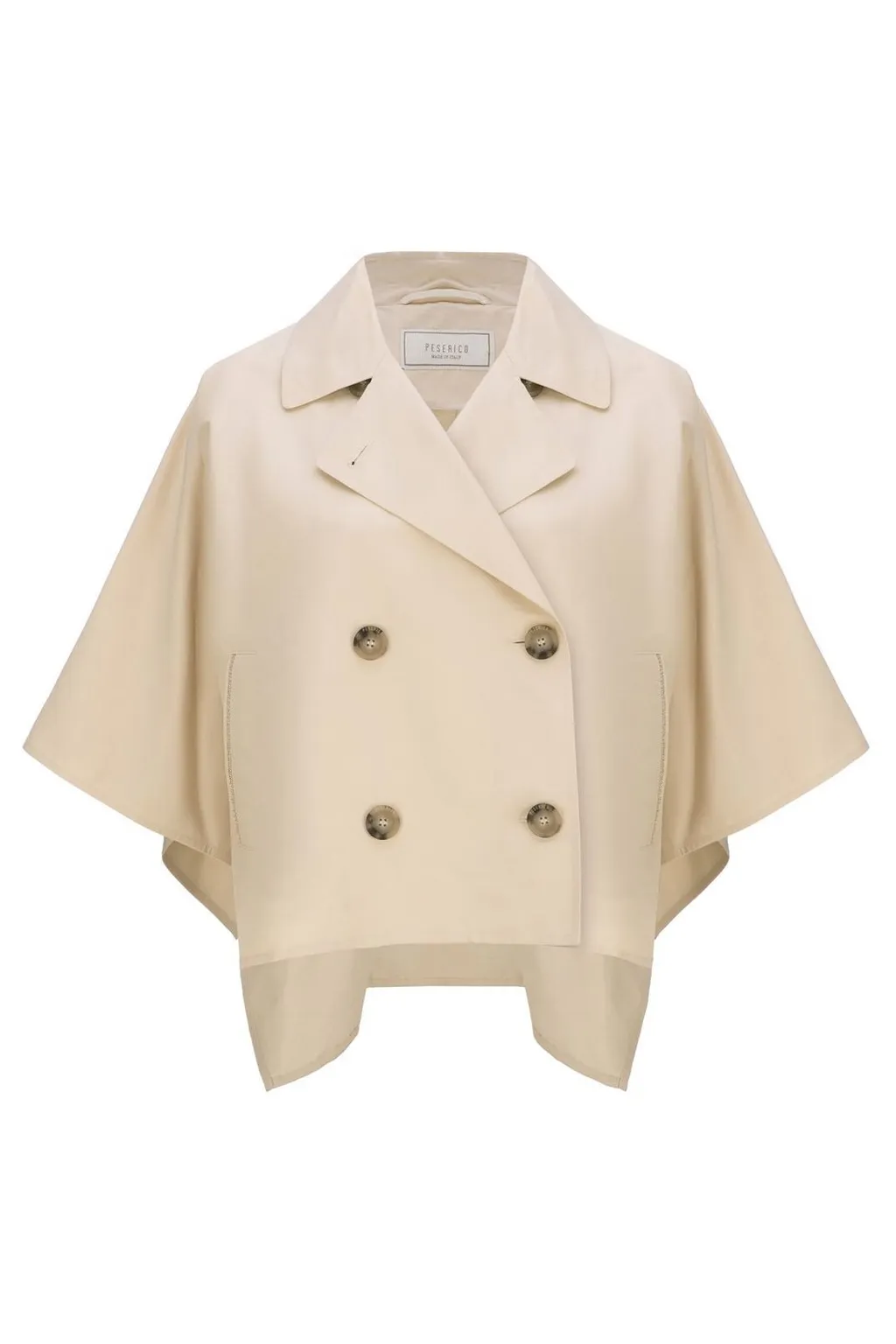 Peserico Double Breasted Lightweight Trench