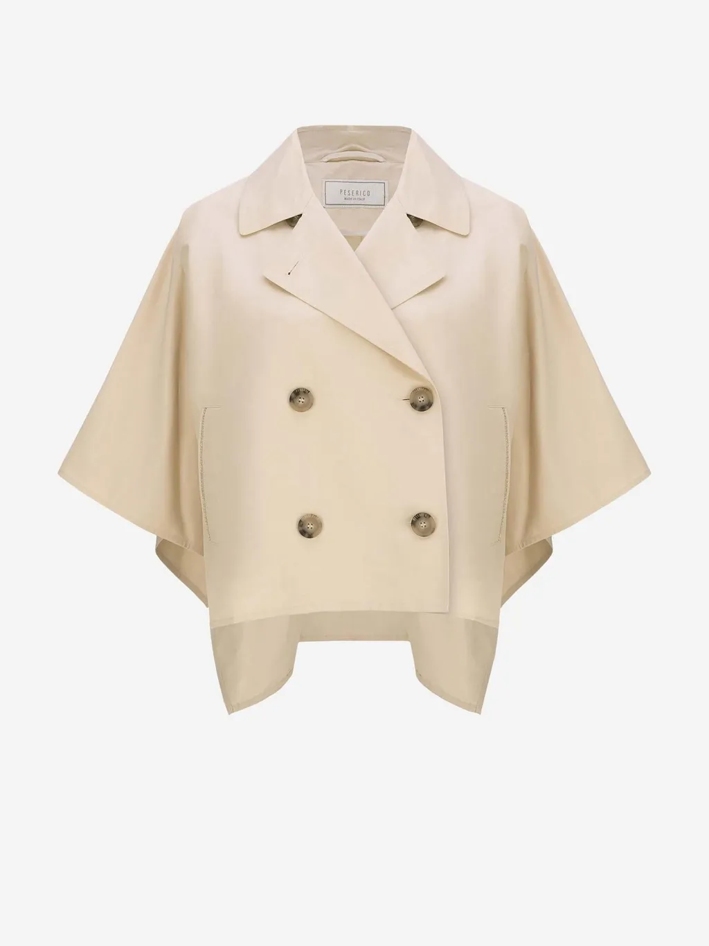 Peserico Double Breasted Lightweight Trench