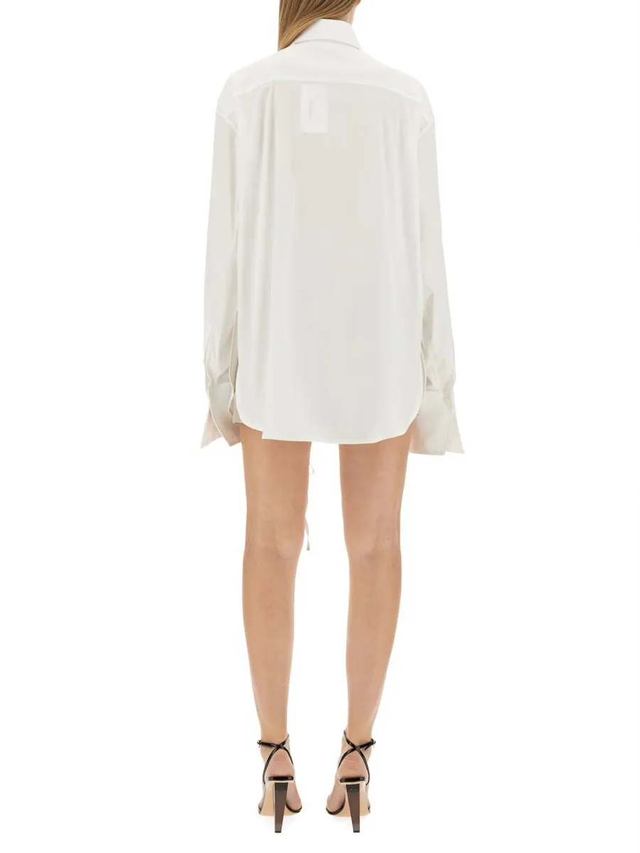 Peter Do Adjustable Drawstring Blouse