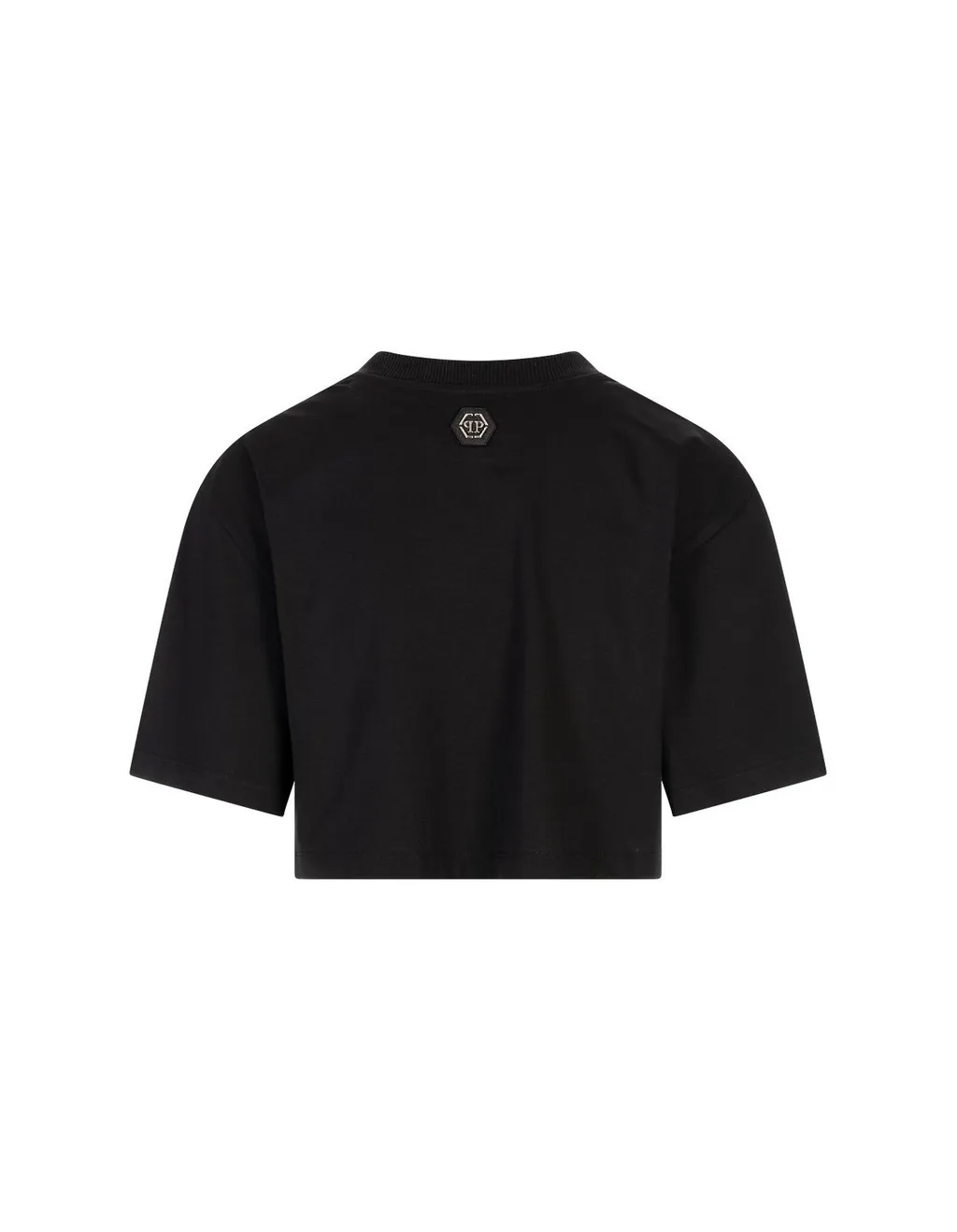 Philipp Plein Crewneck Cropped T-Shirt