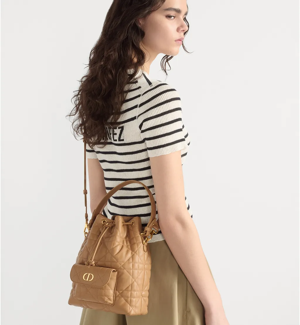 Small Dior Caro Bucket Bag