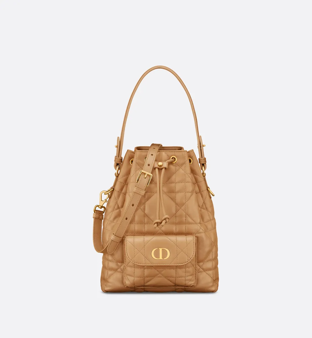 Small Dior Caro Bucket Bag