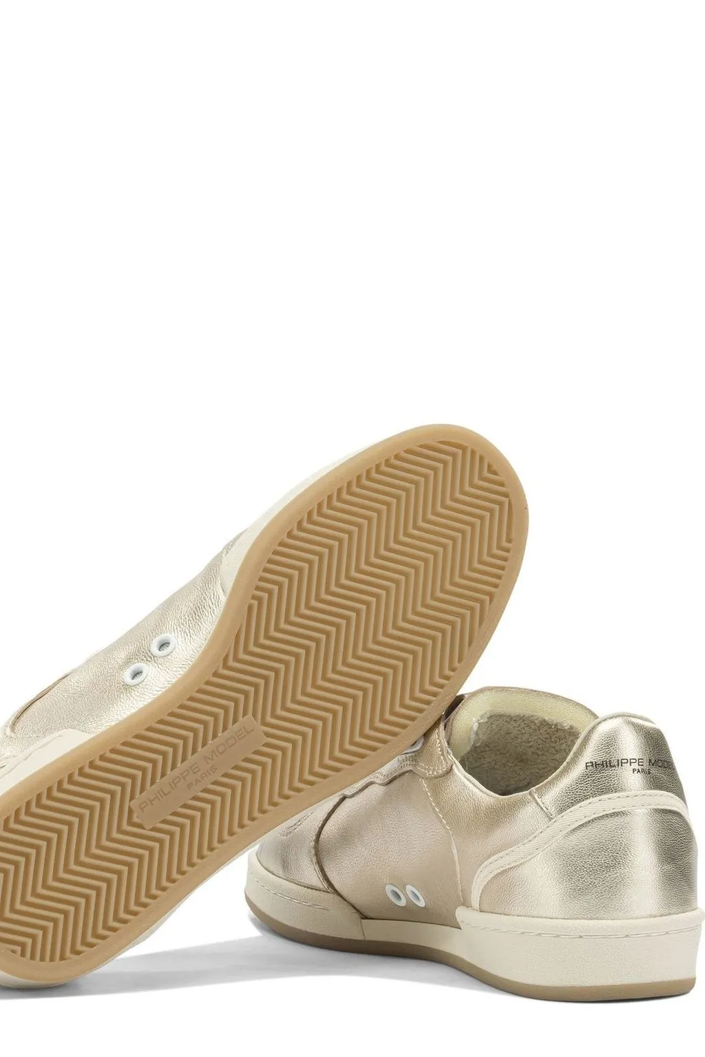 Philippe Model Logo Patch Lace-Up Sneakers