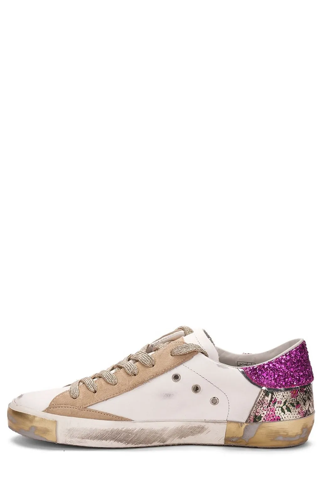 Philippe Model Eyelet Detailed Lace-Up Sneakers