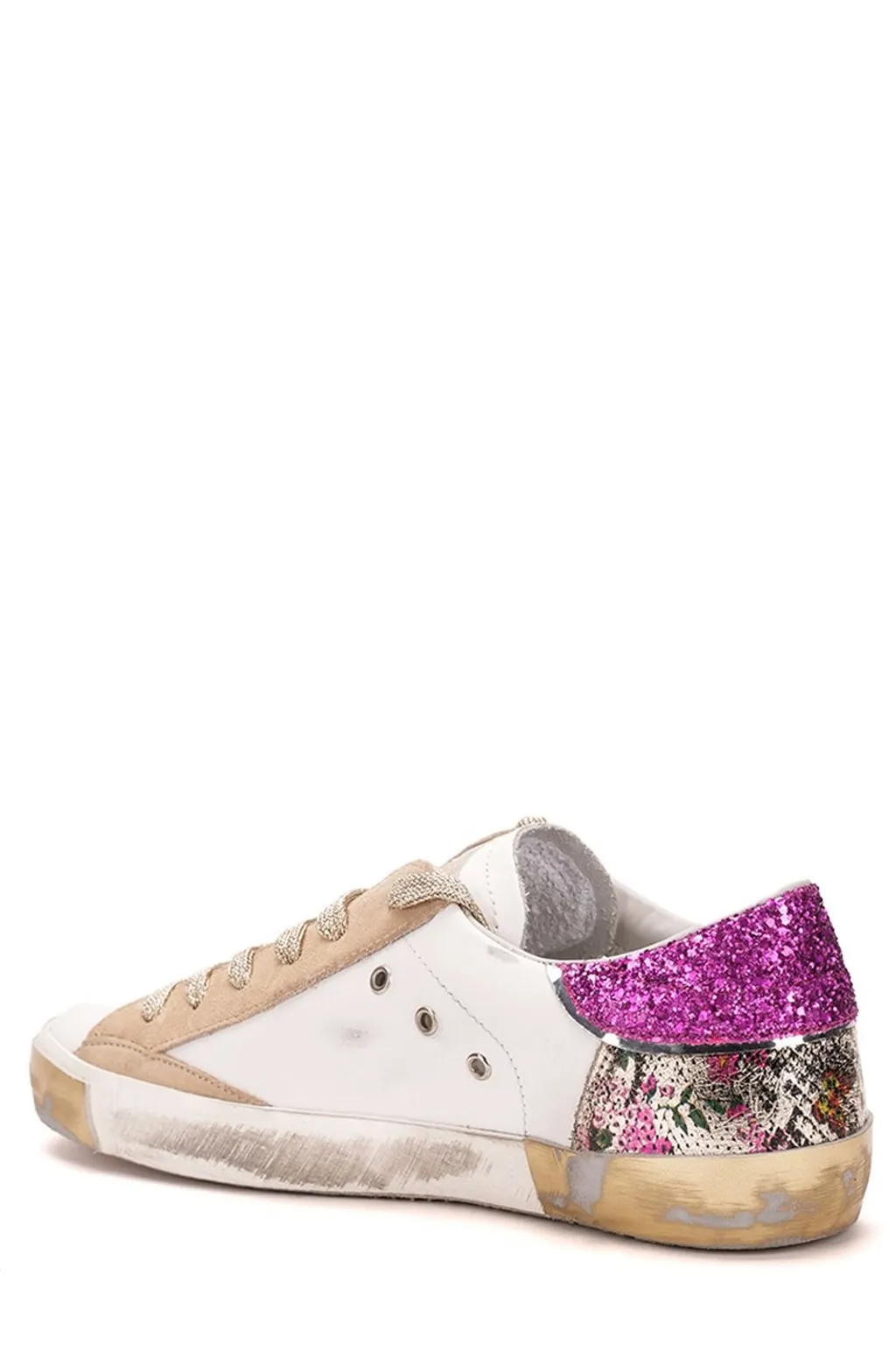 Philippe Model Eyelet Detailed Lace-Up Sneakers