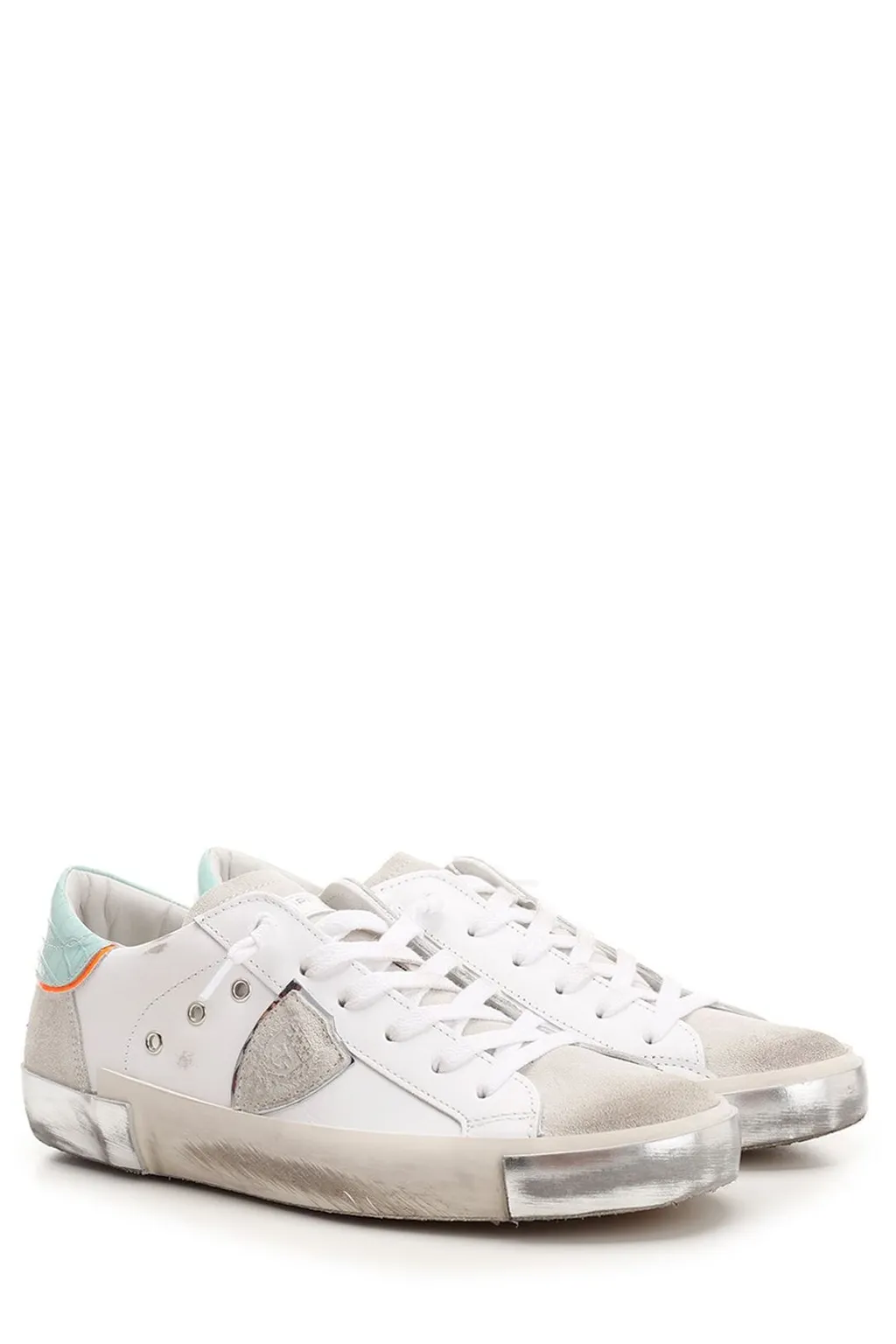 Philippe Model Logo Patch Low-Top Sneakers