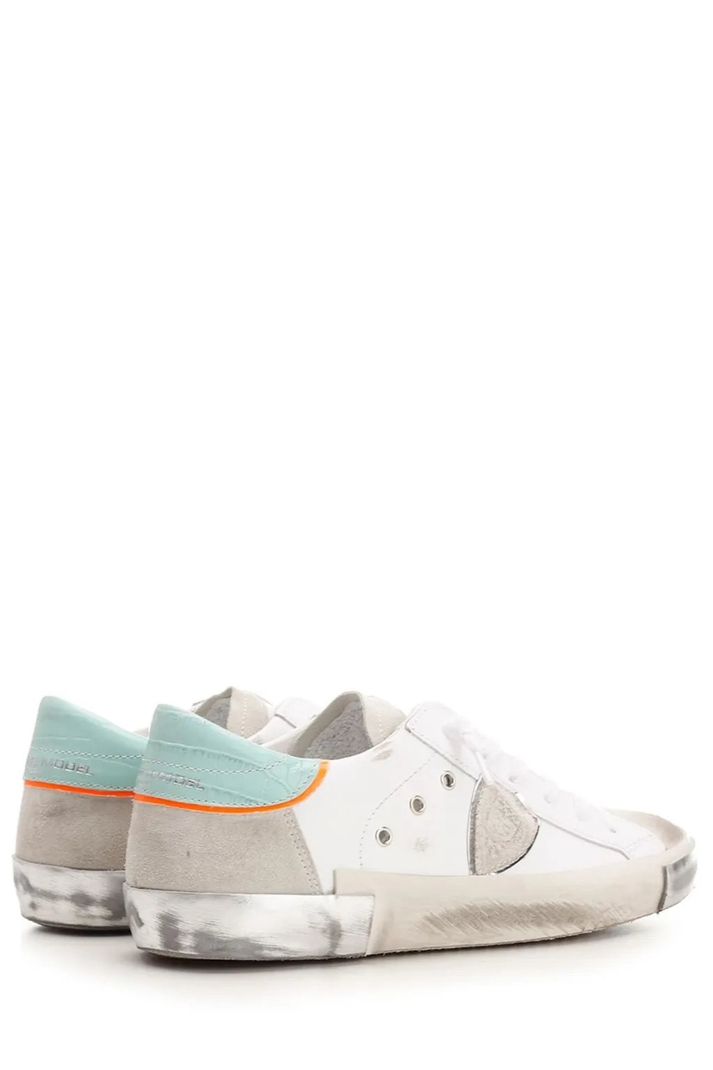 Philippe Model Logo Patch Low-Top Sneakers