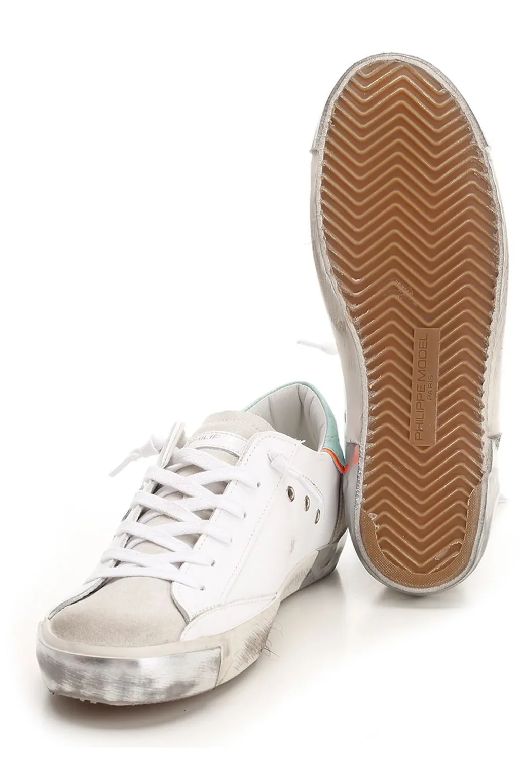 Philippe Model Logo Patch Low-Top Sneakers