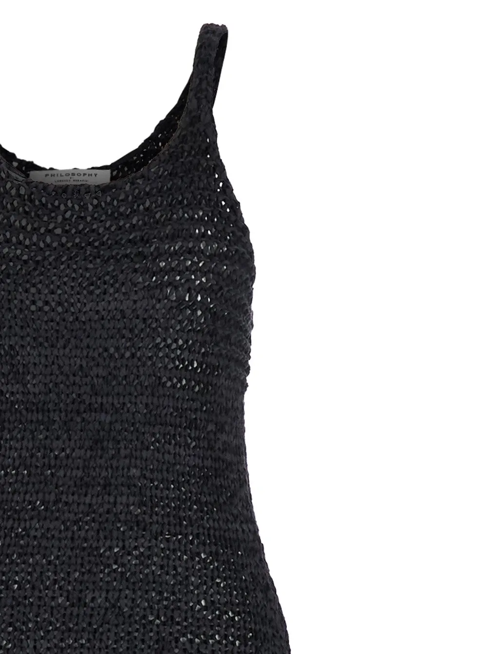 Philosophy Di Lorenzo Serafini Bang Detailed Webbing Dress