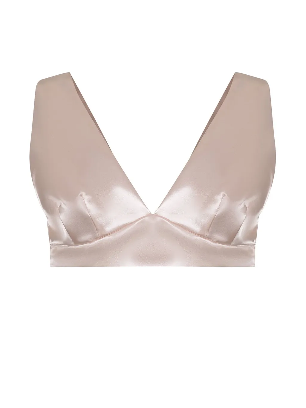 Philosophy Di Lorenzo Serafini Satin Micro Top