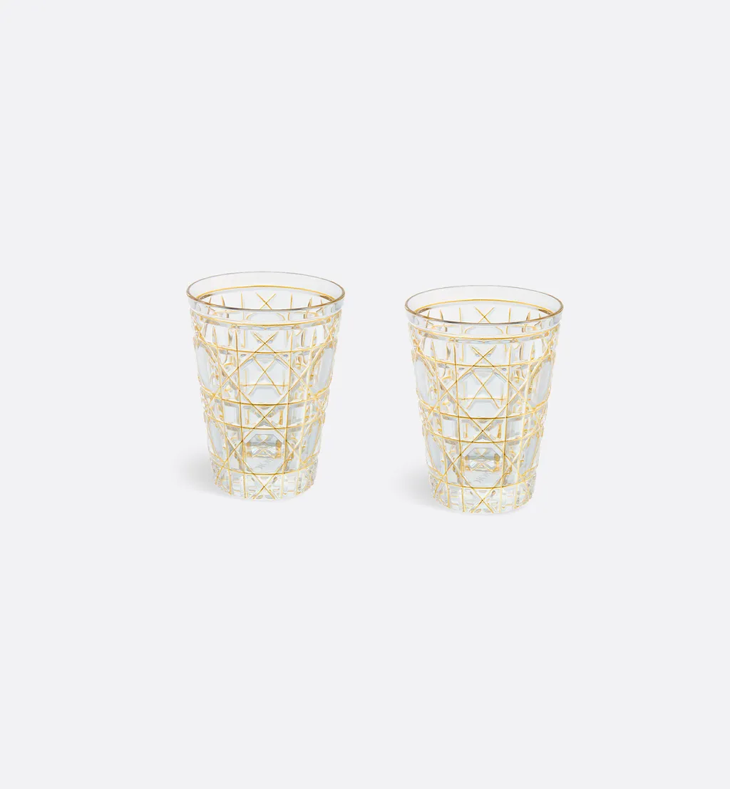 Set Of Two Water Glasses