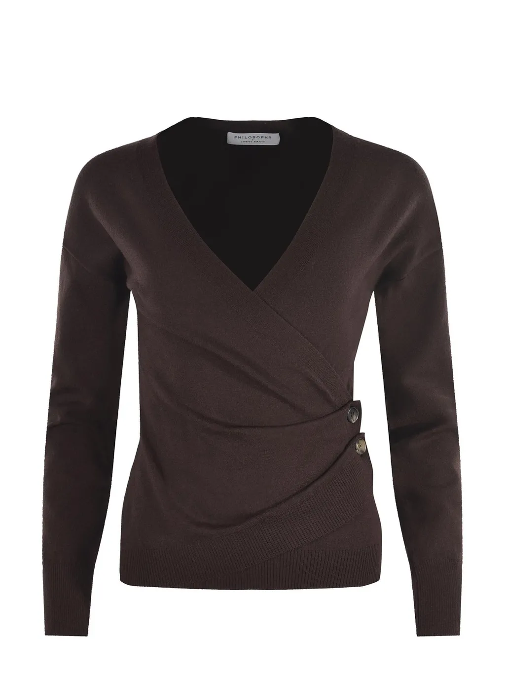 Philosophy Di Lorenzo Serafini V-Neck Ruched Jumper