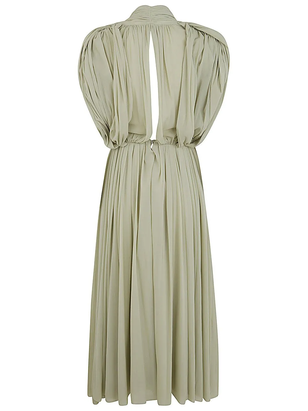 Philosophy Di Lorenzo Serafini Draped Pleated Midi Dress