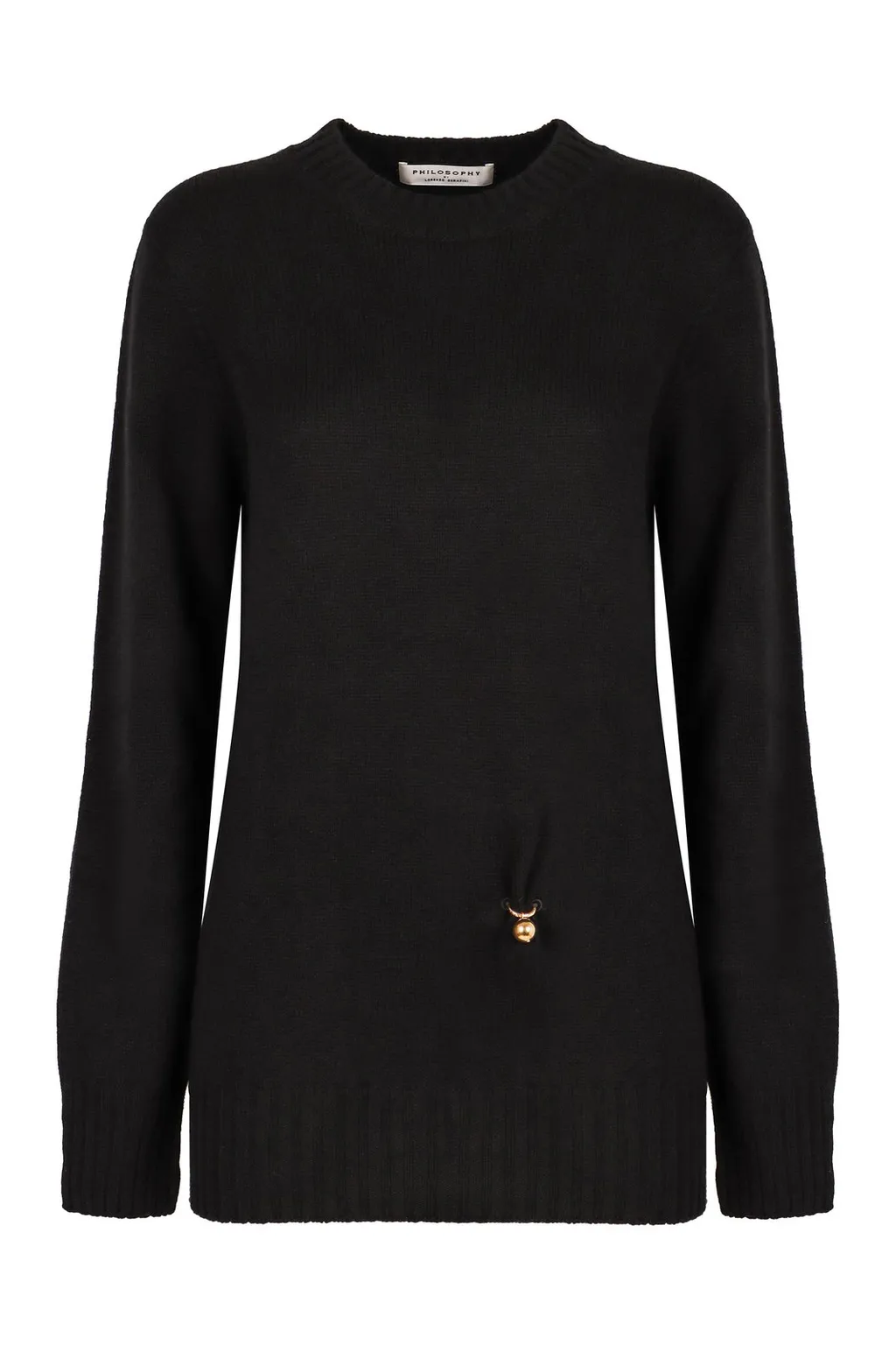 Philosophy Di Lorenzo Serafini Ring-Embellished Knitted Jumper