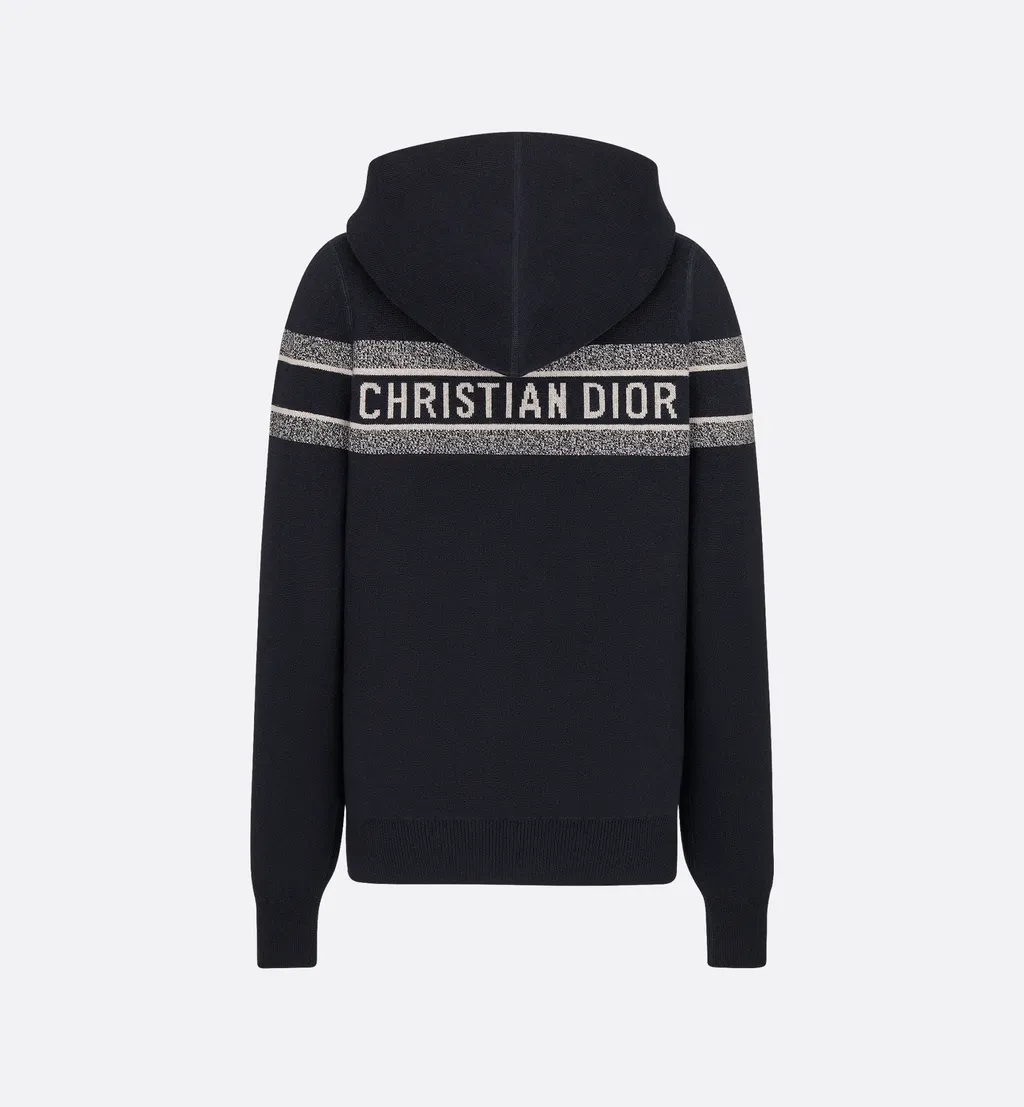 Reversible Zipped Cardigan With Hood