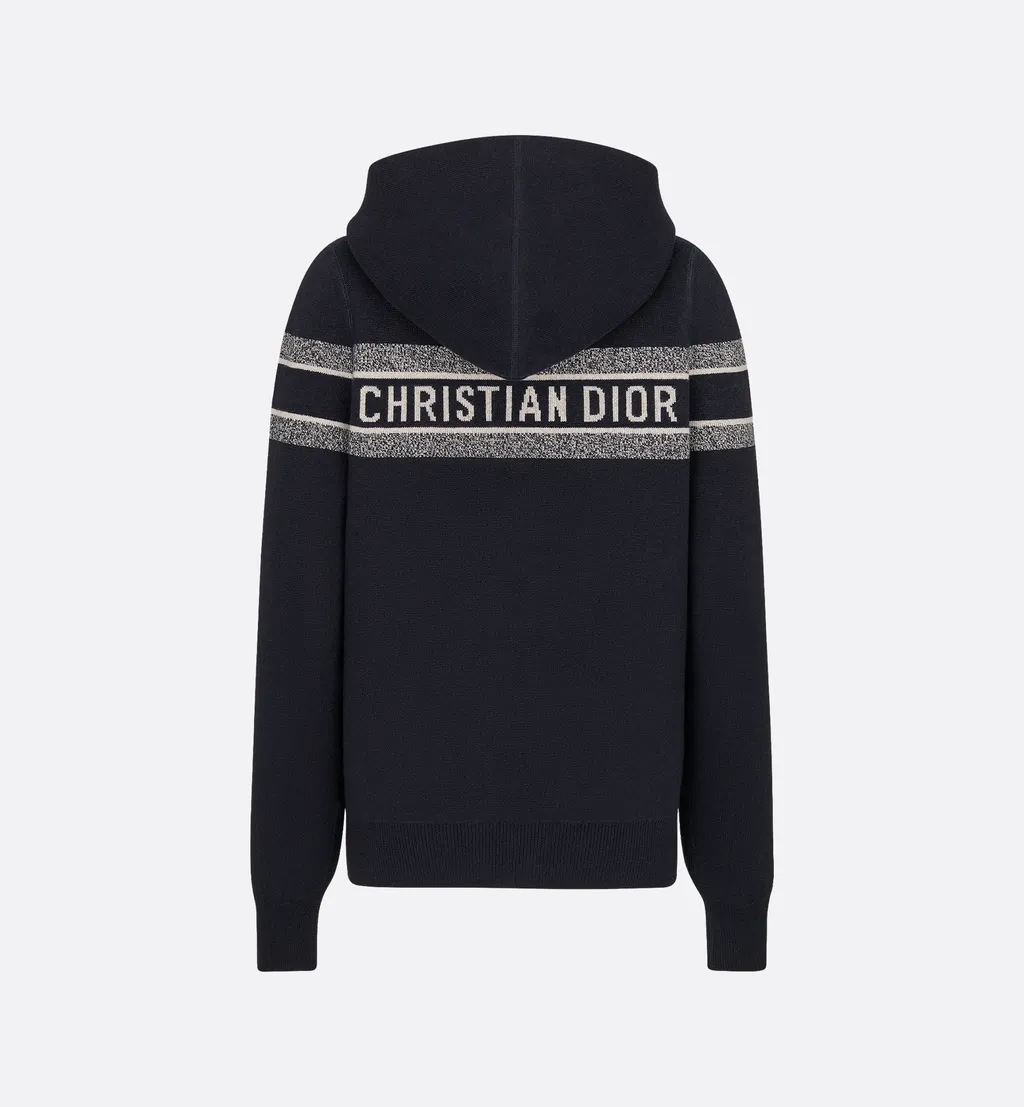 Reversible Zipped Cardigan With Hood