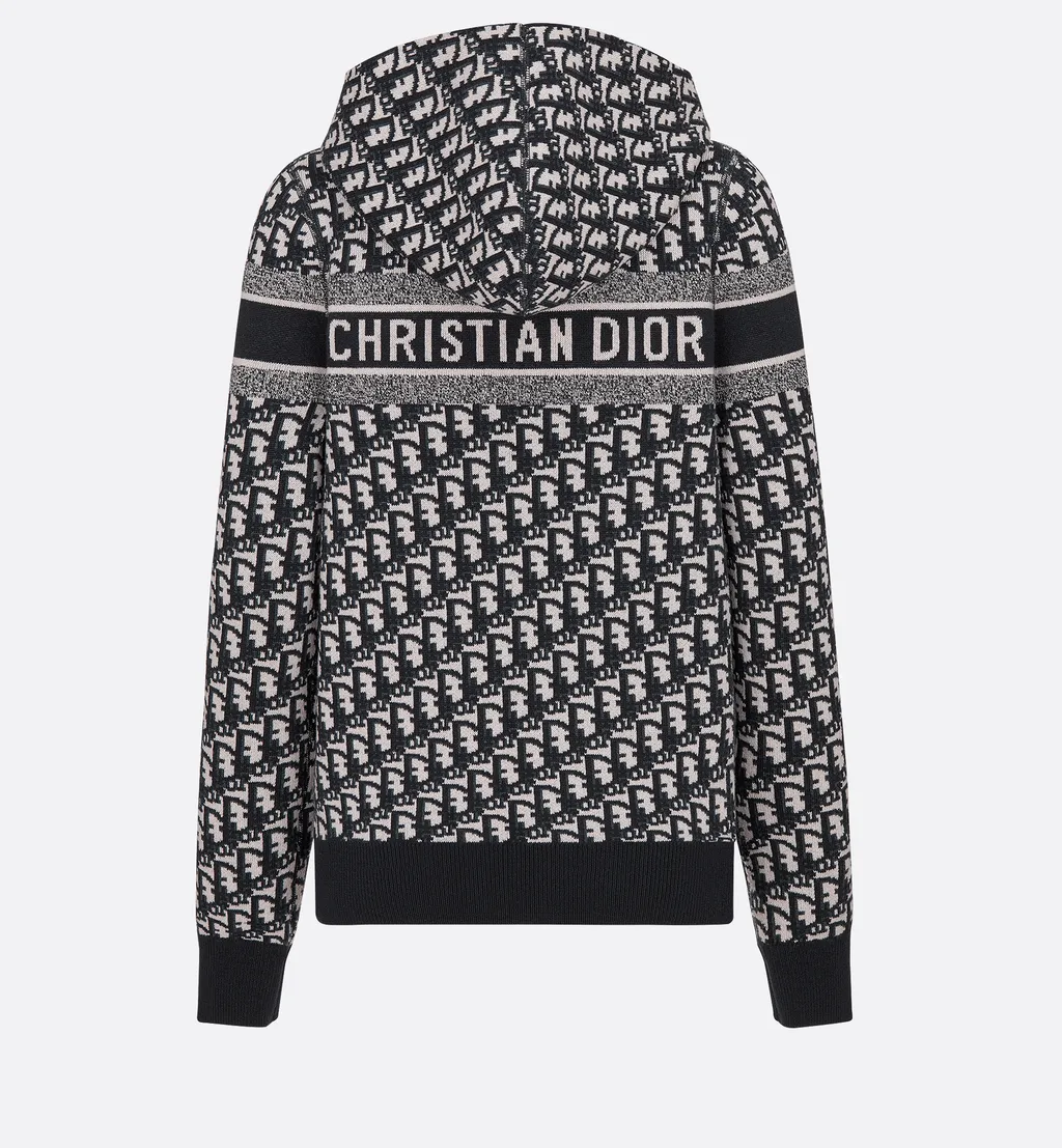 Reversible Zipped Cardigan With Hood
