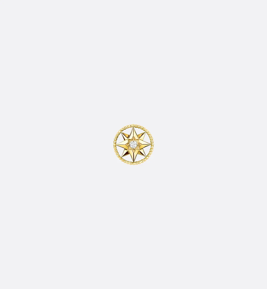 Small Rose Des Vents Single Earring