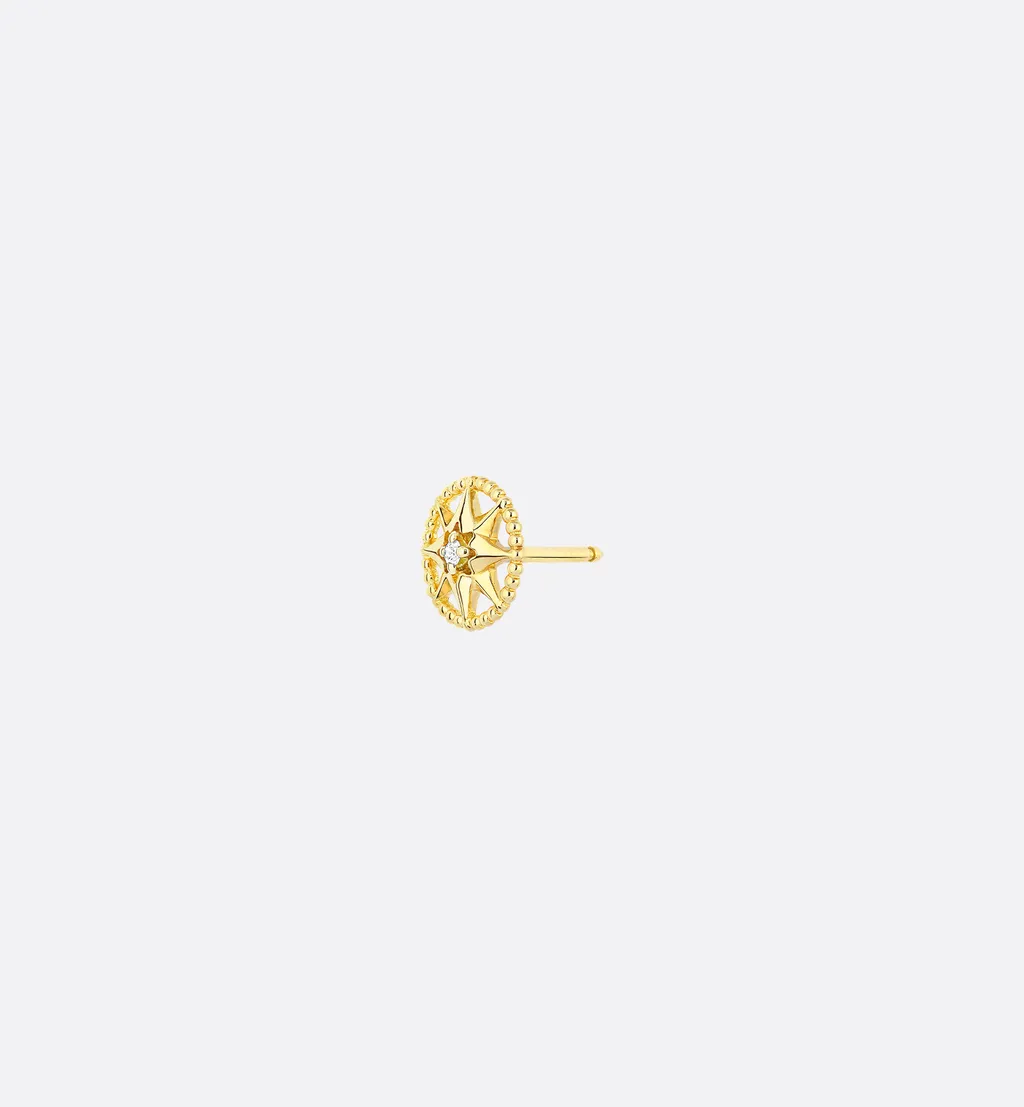 Small Rose Des Vents Single Earring