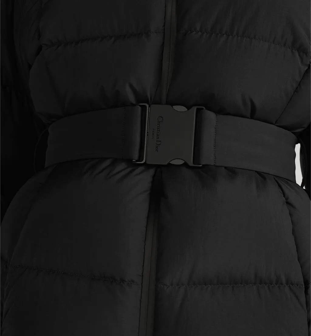 Dioralps Belted Puffer Jacket With Hood