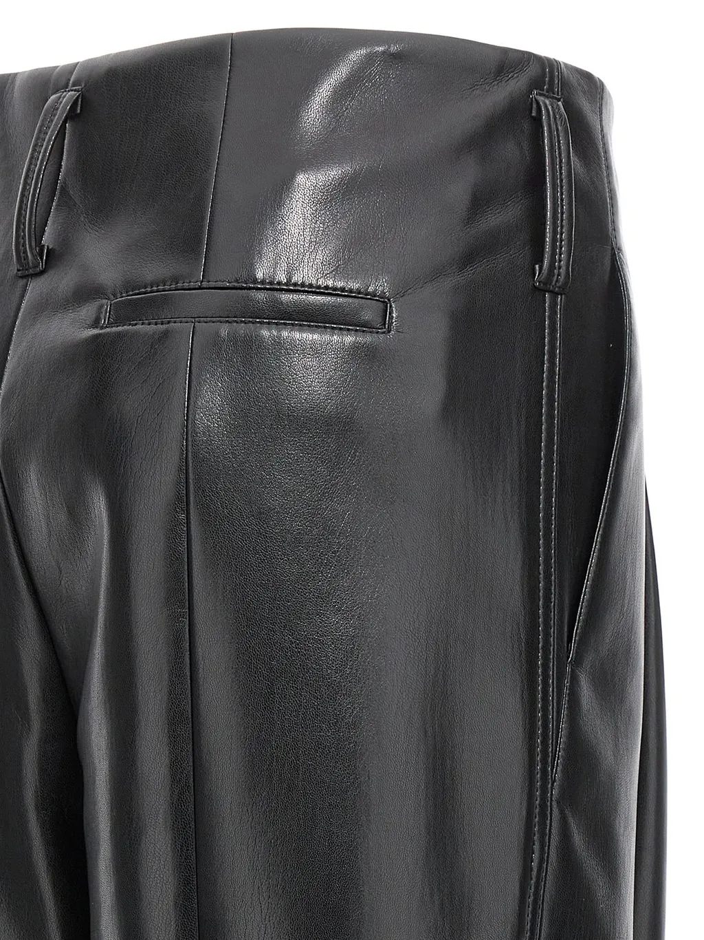 Philosophy Di Lorenzo Serafini High-Waist Leather Pants