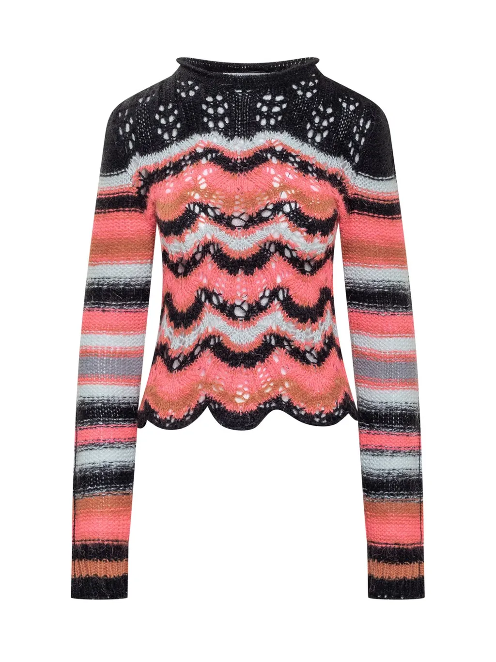 Philosophy Di Lorenzo Serafini Intarsia-Knitted Crewneck Jumper