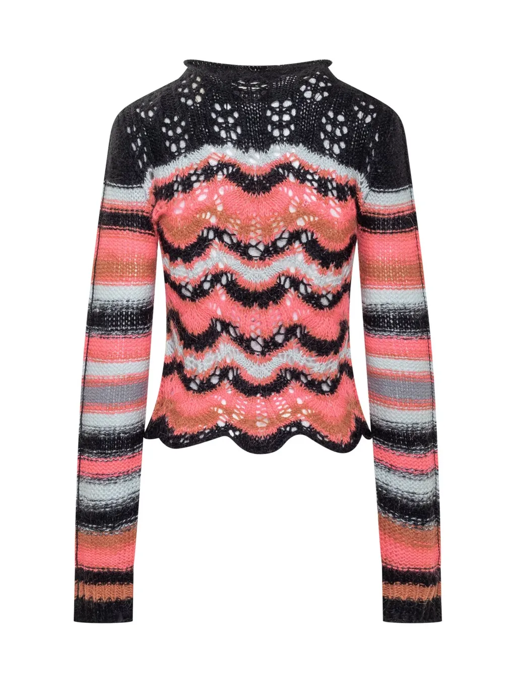 Philosophy Di Lorenzo Serafini Intarsia-Knitted Crewneck Jumper